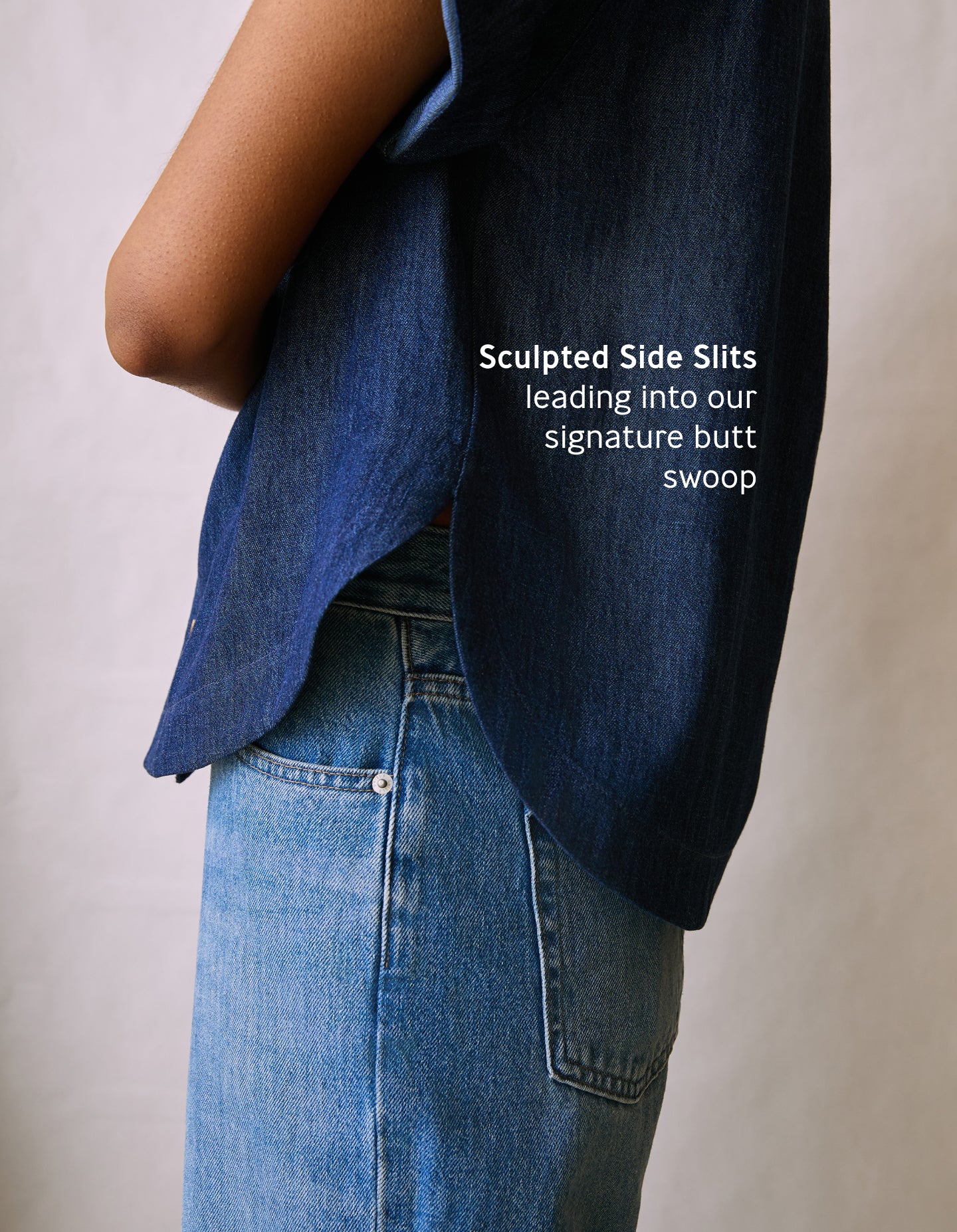 The Studio Shirt (Indigo Hemp Denim)