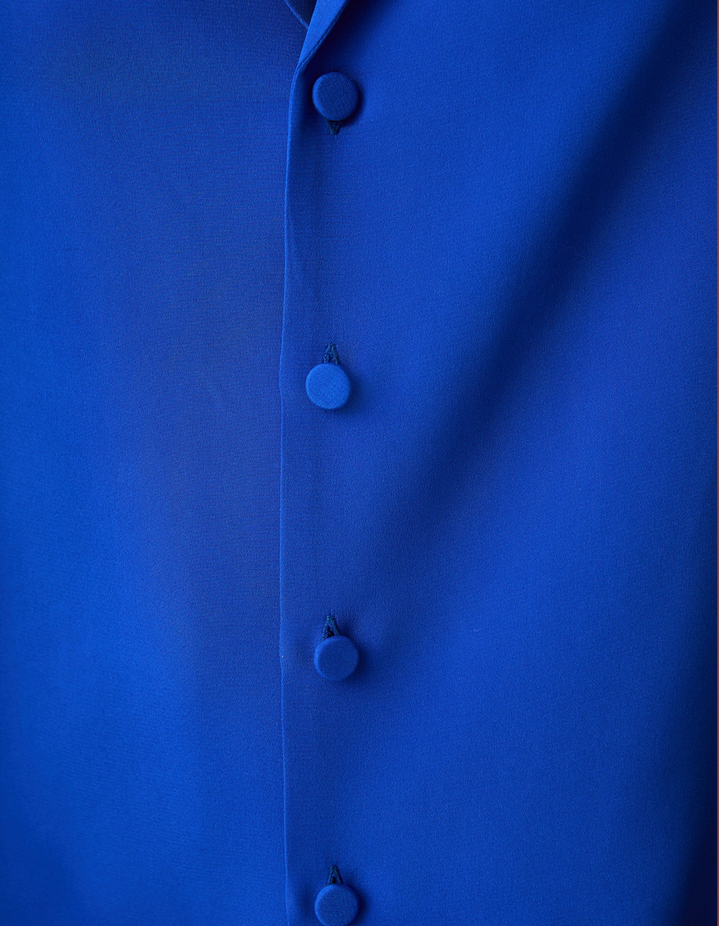 The Silk Shirt (Electrical Blue Silk)