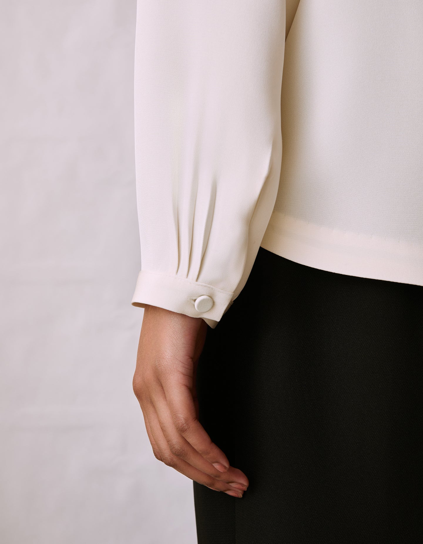 The Silk Shirt (Alabaster Silk)
