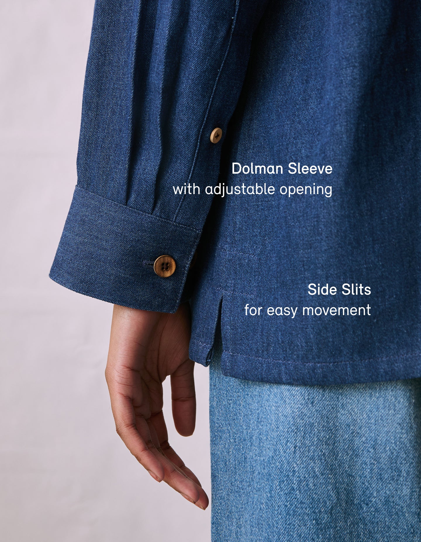 The Hemp Denim Chore Coat (Indigo Hemp Denim)