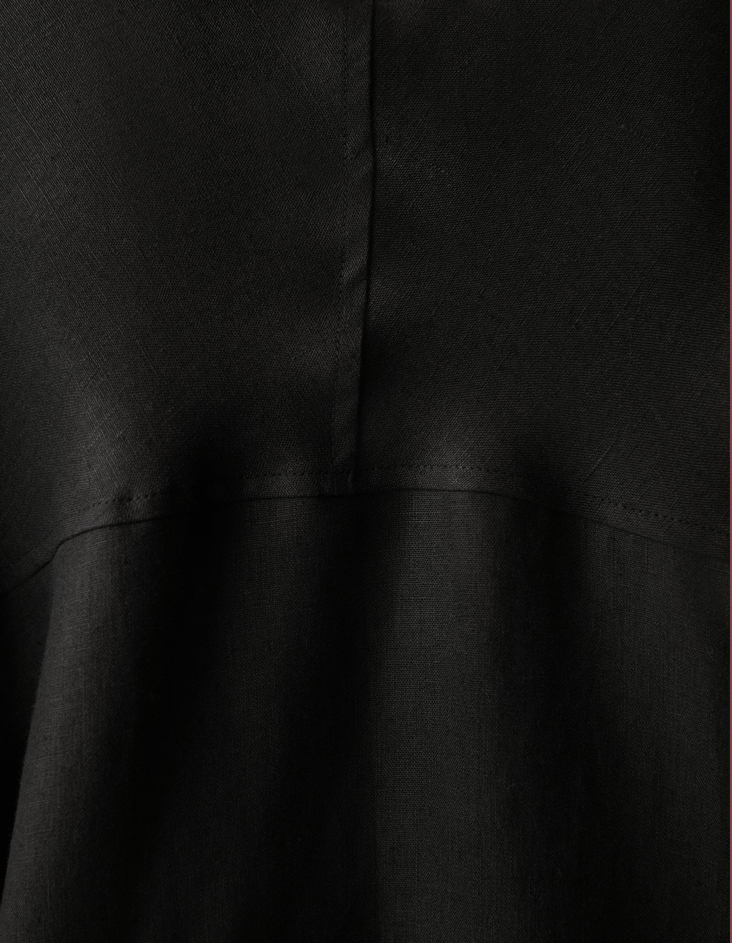 The Linen Chore Coat (Redacted Black Linen)