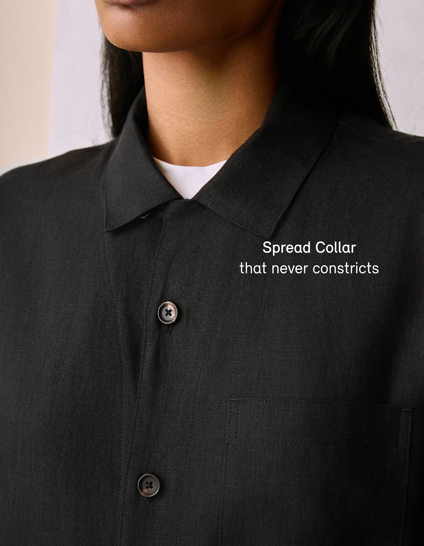 The Linen Chore Coat (Redacted Black Linen)