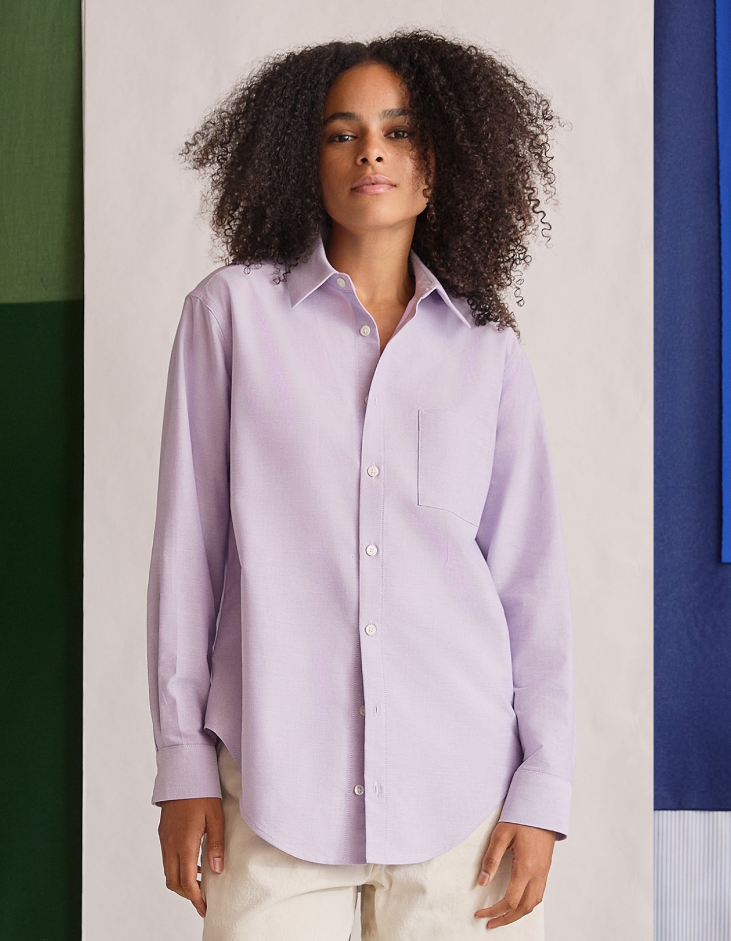 The New Oxford (Little Purple Cotton)