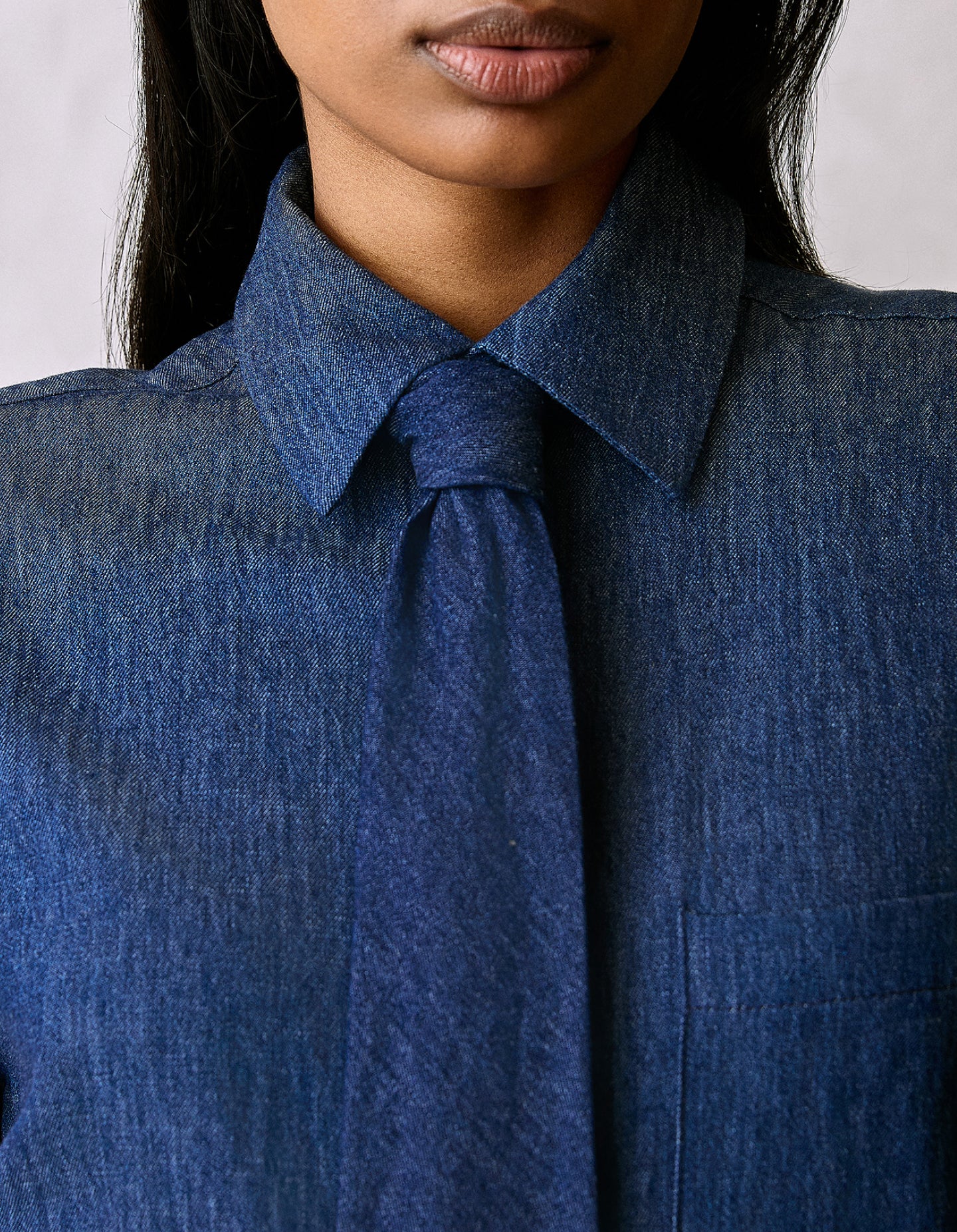 The Tie (Indigo Hemp Denim)