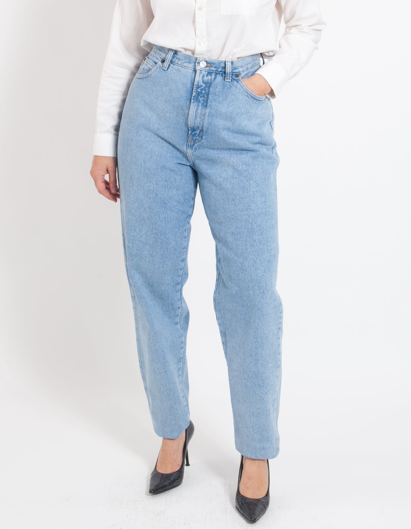 Vintage Tapered Denim Jeans