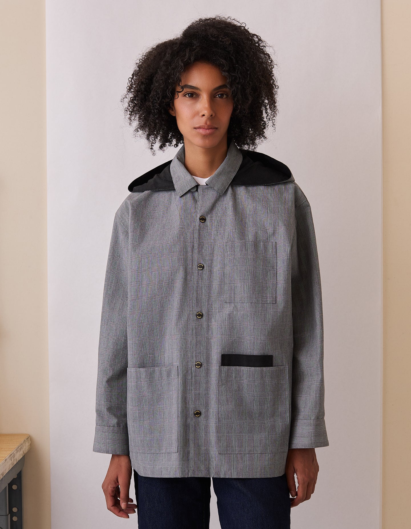 The Waxed Chore Coat (Midtown Tartan Waxed Cotton)