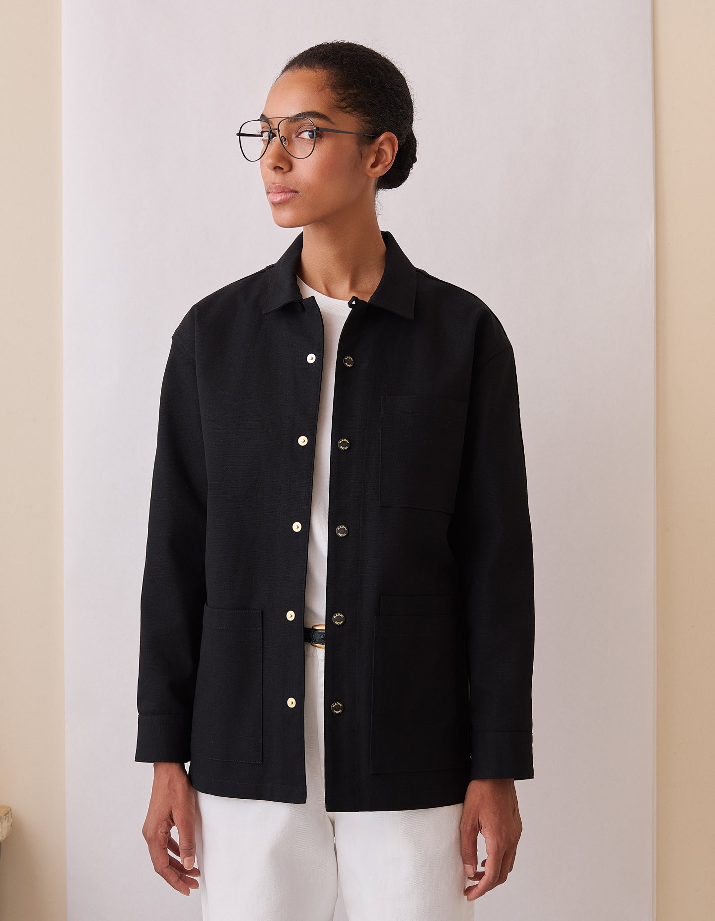 The Chore Coat (Pitch Black Organic Cotton Canvas)