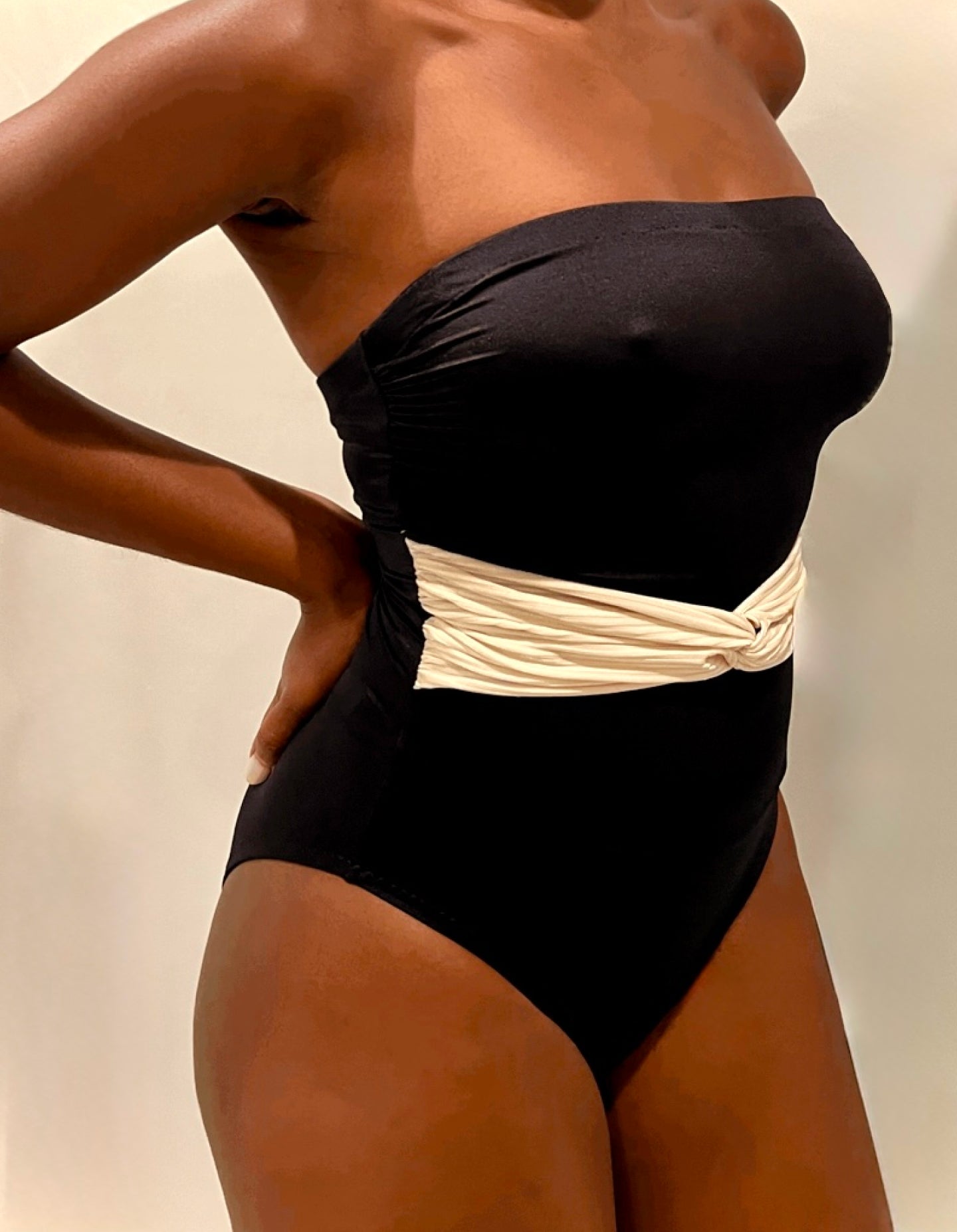 Vintage Strapless Swimsuit