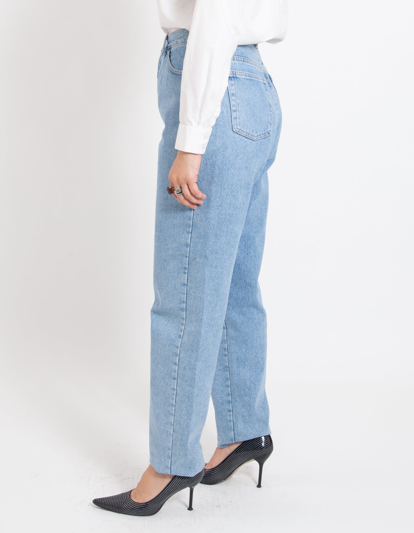 Vintage Tapered Denim Jeans