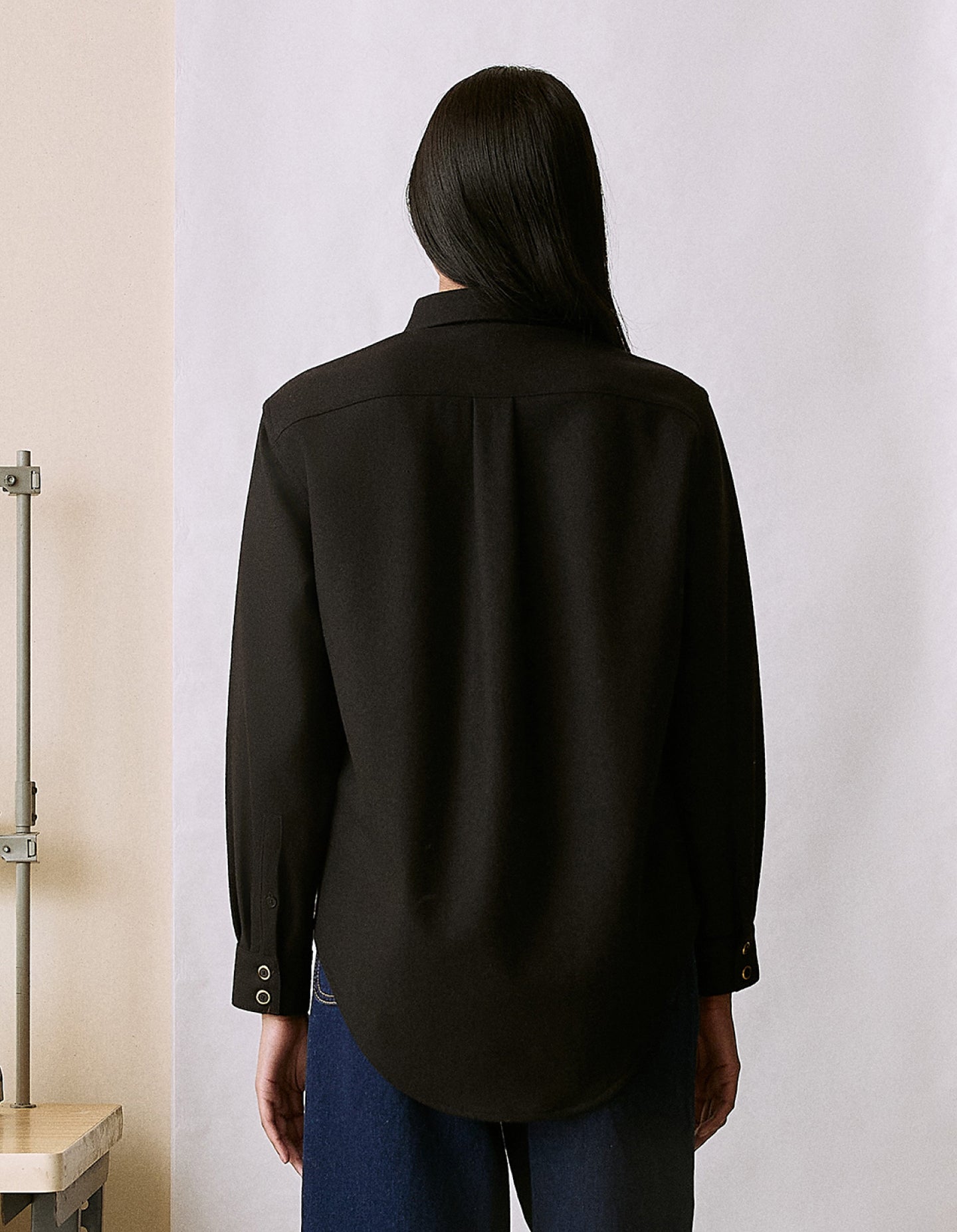 The New Oxford (Enamel & Gold Merino Wool)