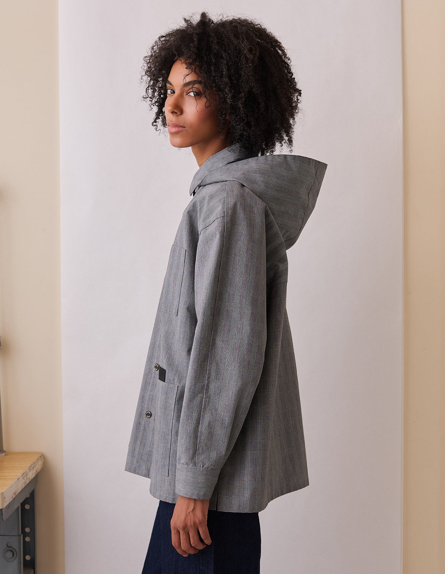 The Waxed Chore Coat (Midtown Tartan Waxed Cotton)