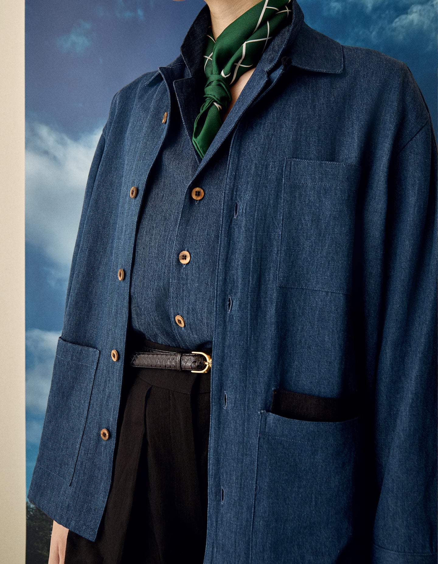 Vintage Black Snake Belt