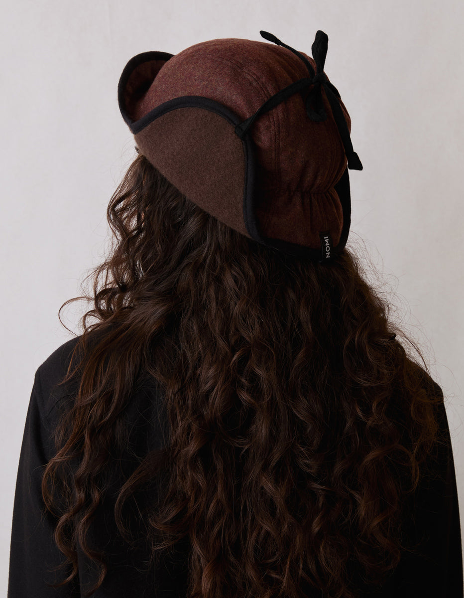 The Trapper Hat (Truffle Merino Wool) – NAOMI NOMI