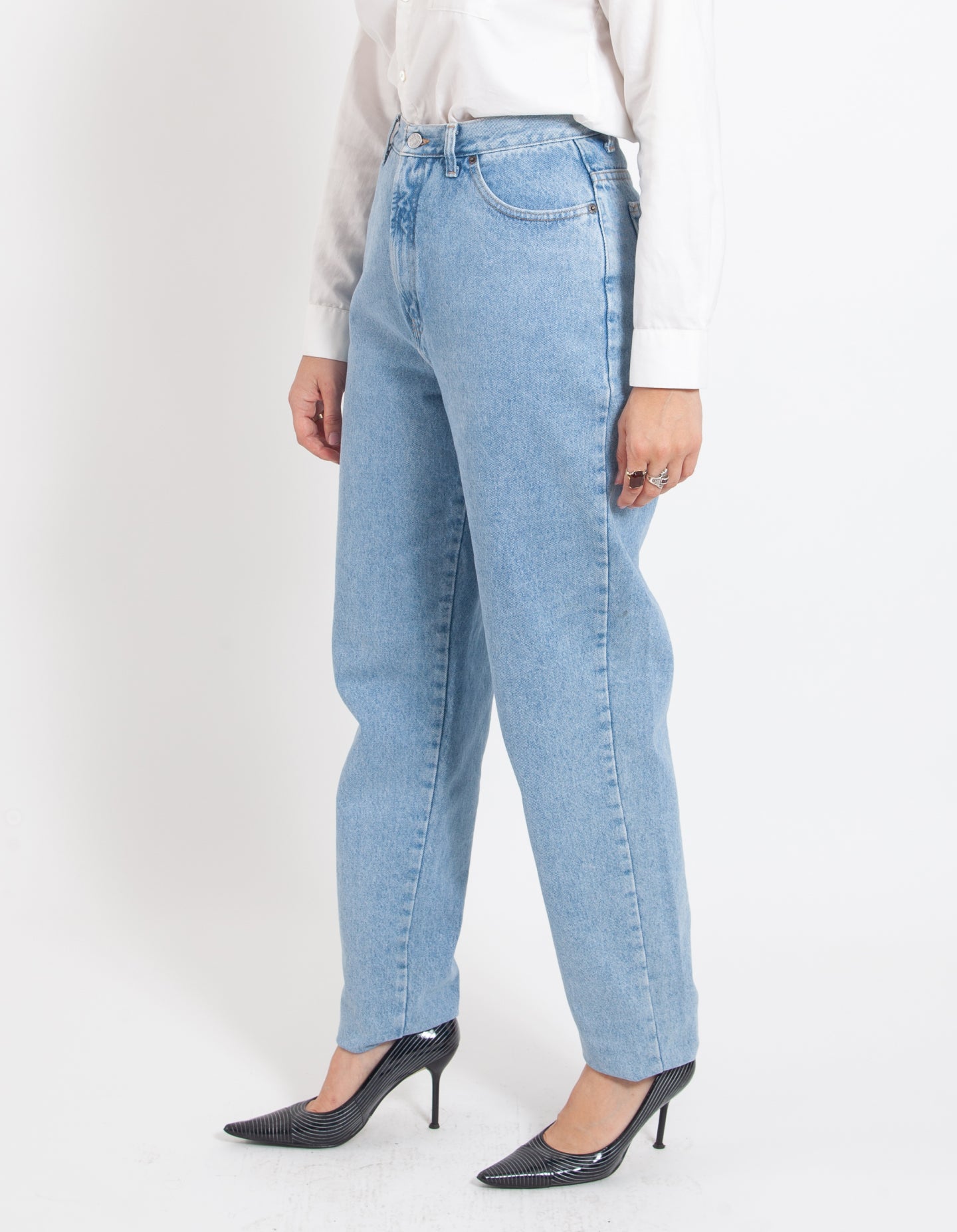 Vintage Tapered Denim Jeans