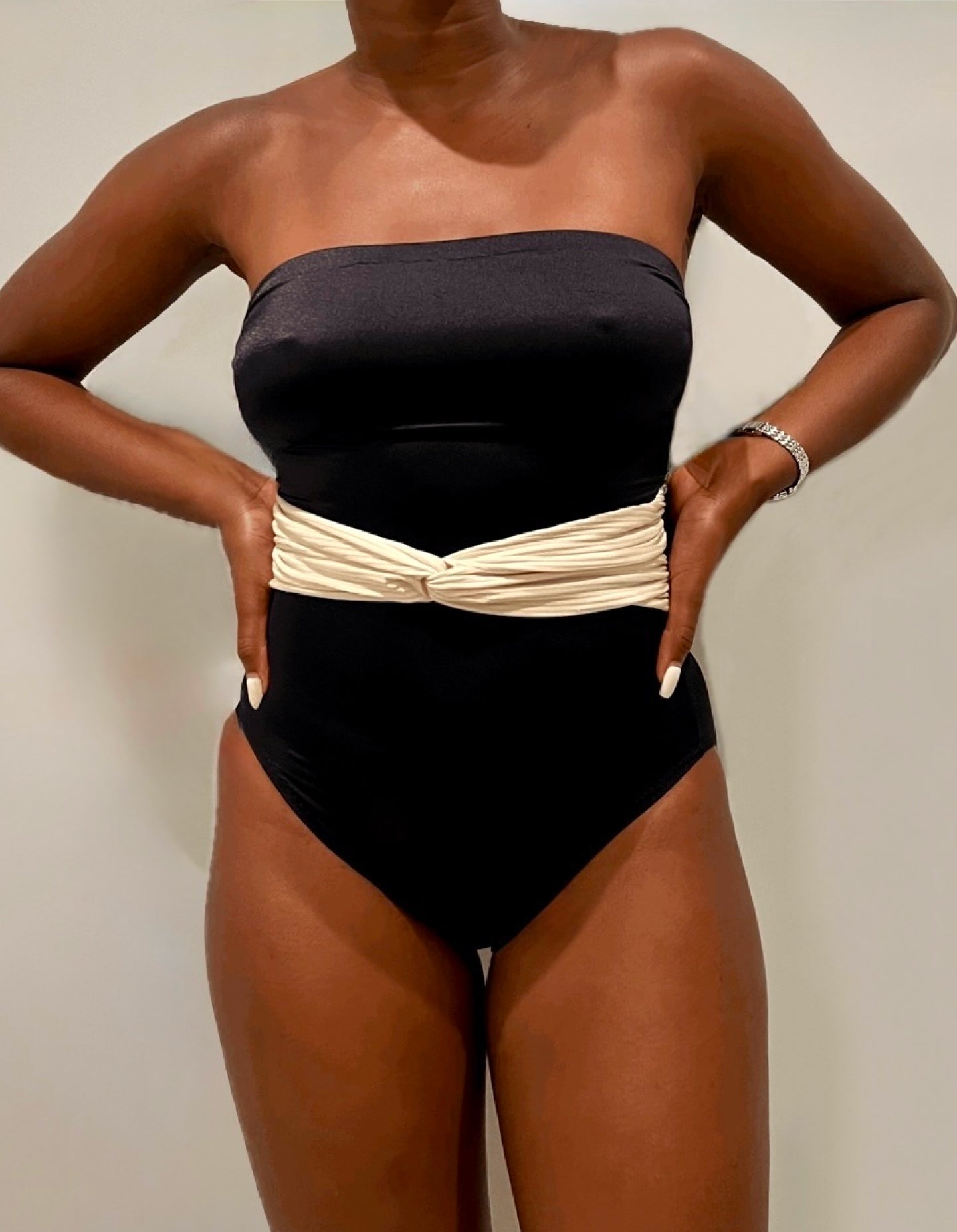 Vintage Strapless Swimsuit