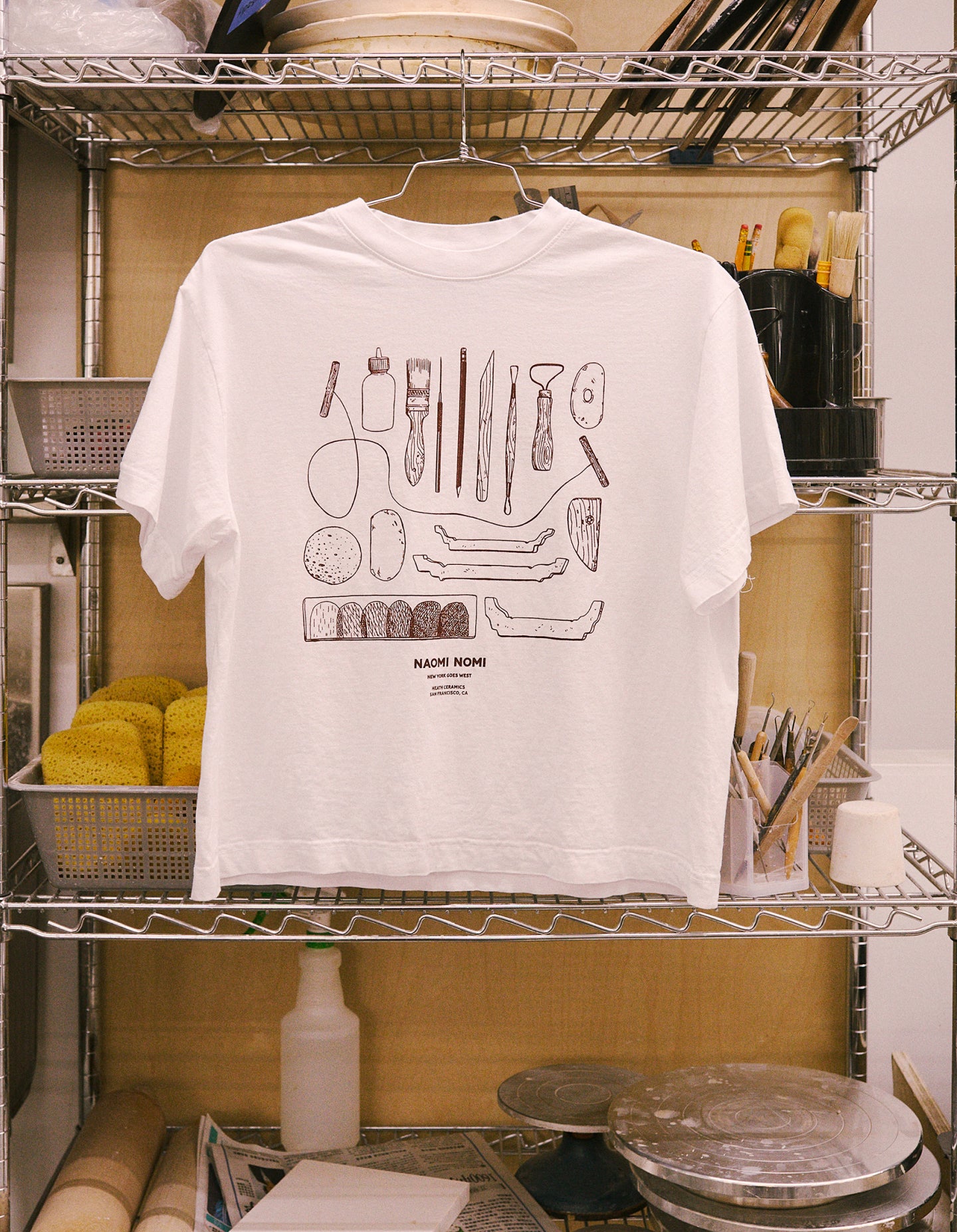 The Ceramics Tee (Blank White Upcycled Cotton)