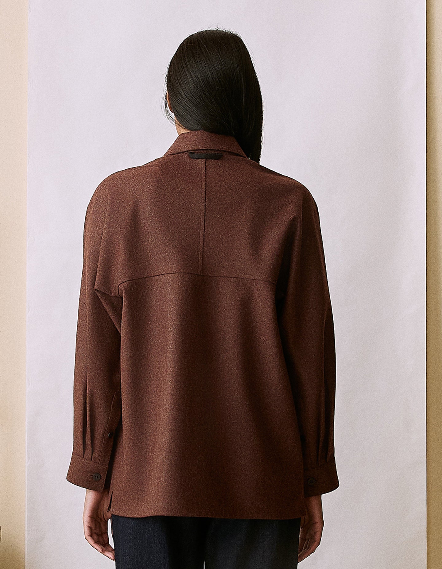 The Merino Chore Coat (Truffle Merino Wool)