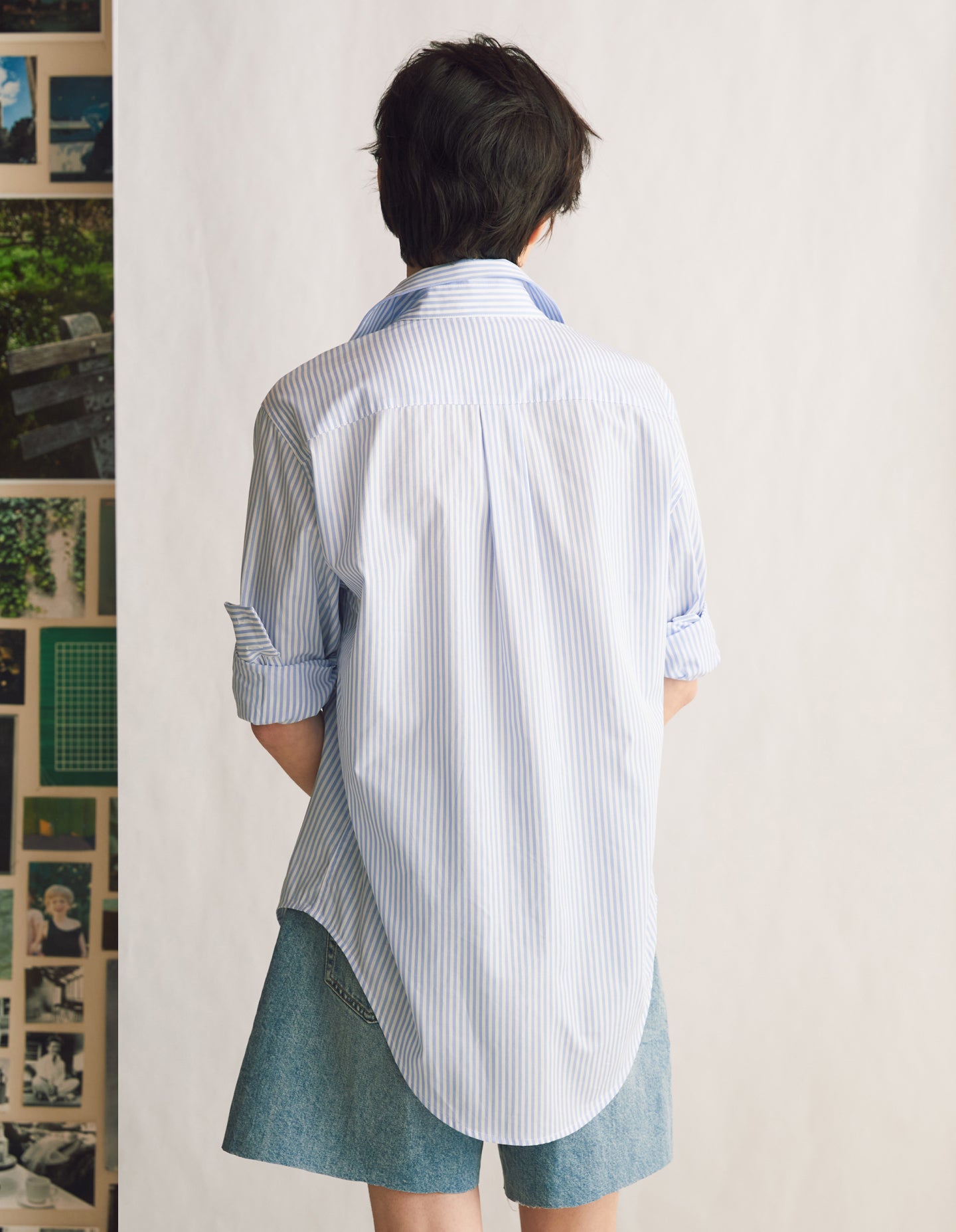 The New Oxford (Boardwalk Blue Stripe Cotton)