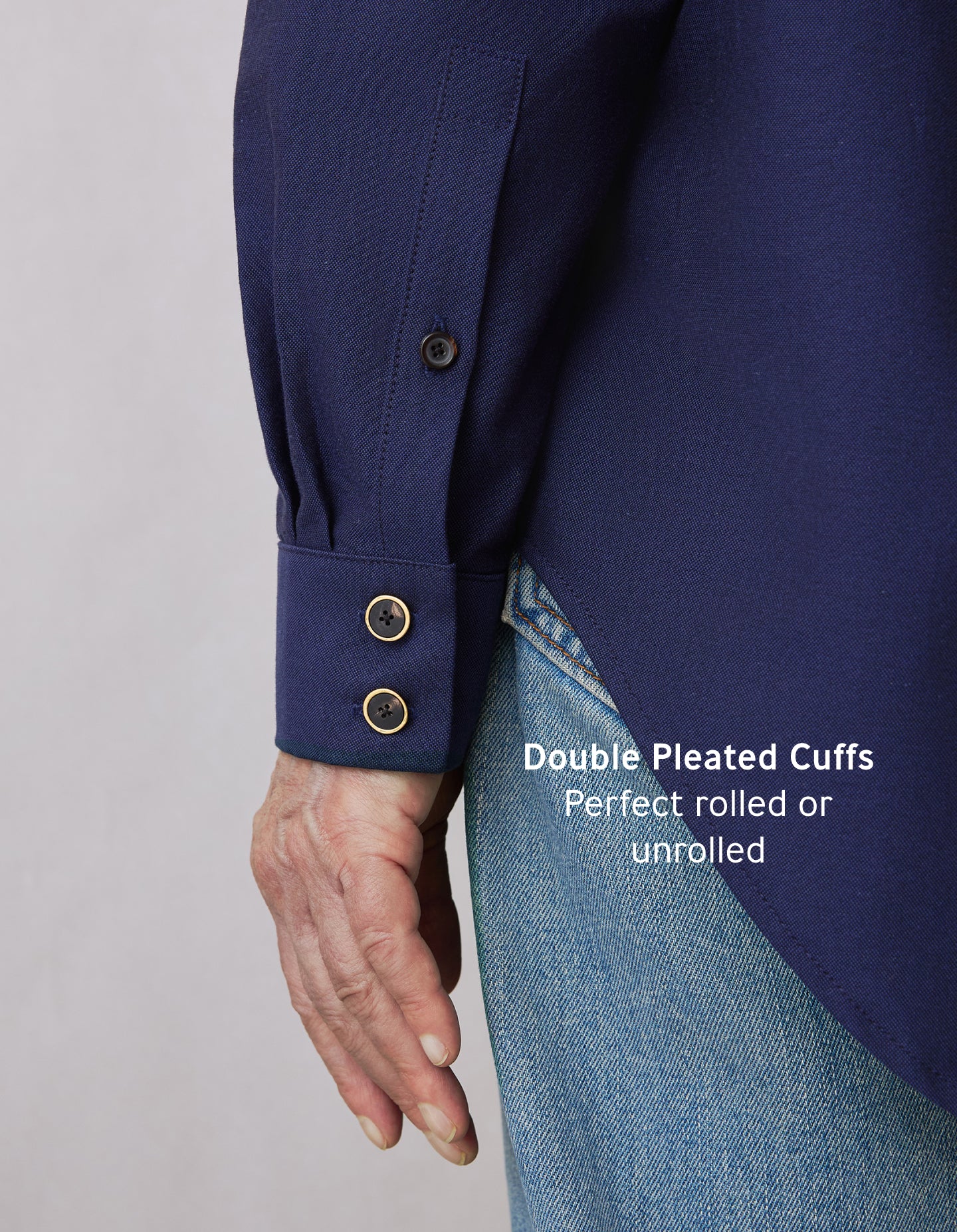 The New Oxford (Ballpoint Blue Cotton)