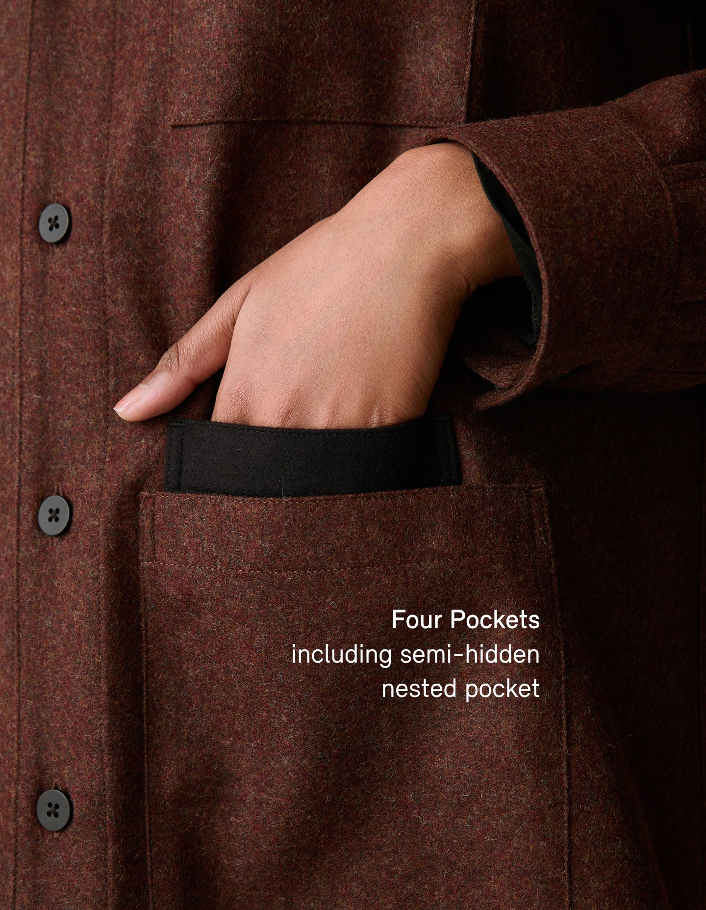 The Merino Chore Coat (Truffle Merino Wool)