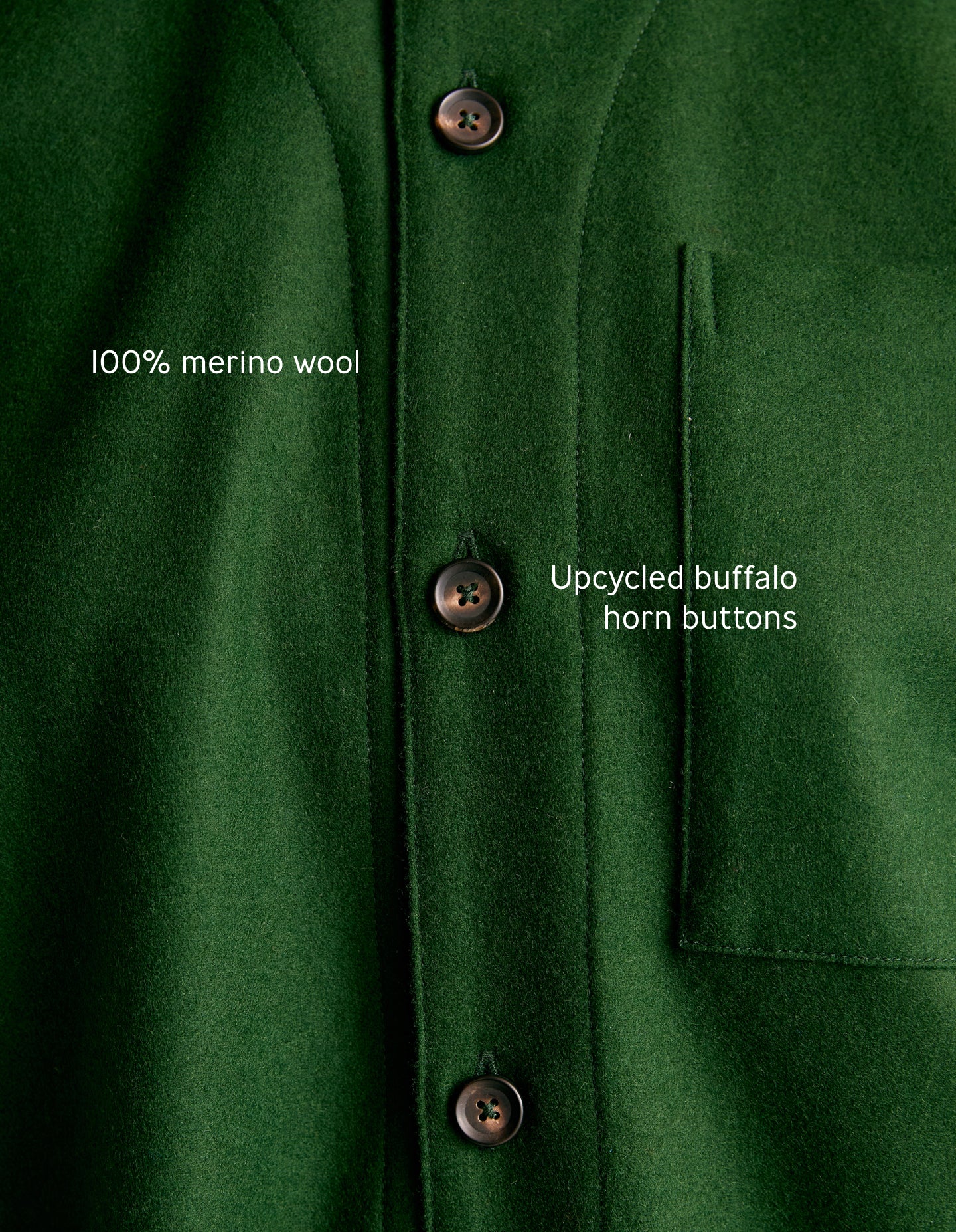 The Merino Chore Coat (Exacting Green Merino Wool)