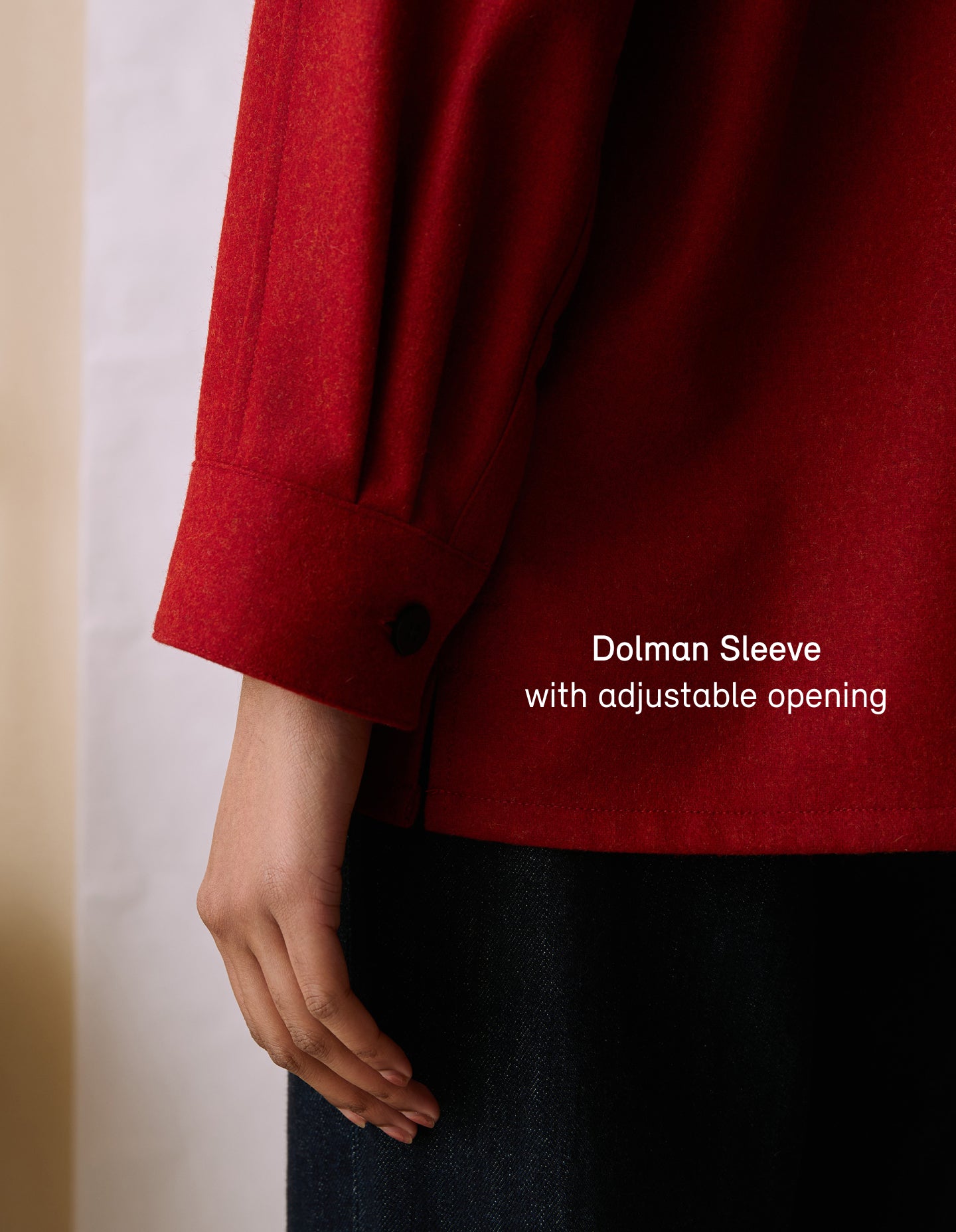 The Merino Chore Coat (Period Red Merino Wool)