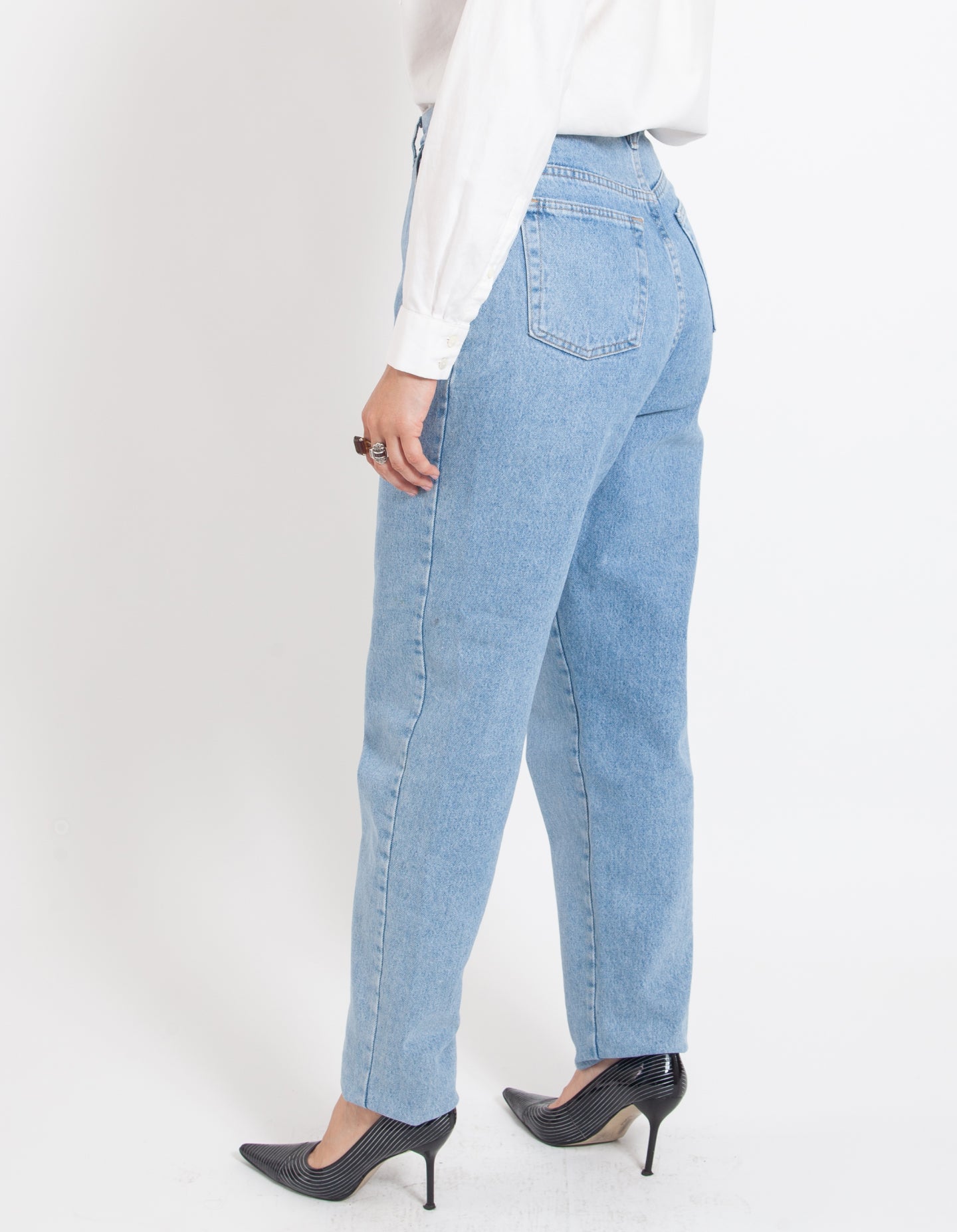 Vintage Tapered Denim Jeans