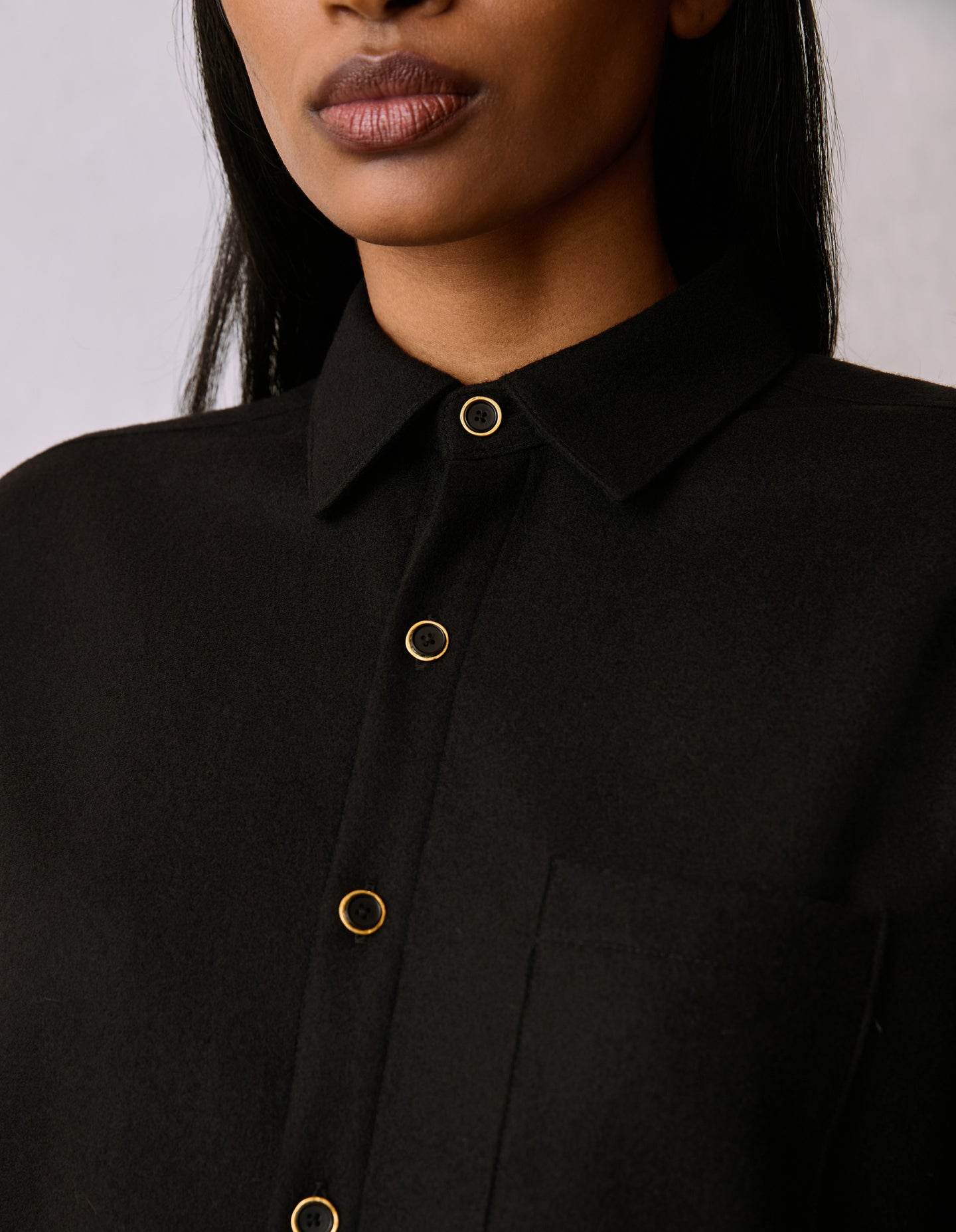 The New Oxford (Enamel & Gold Merino Wool)