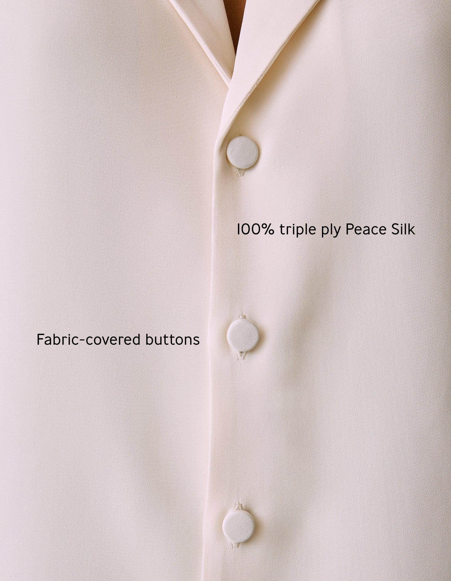 The Silk Shirt (Alabaster Silk)