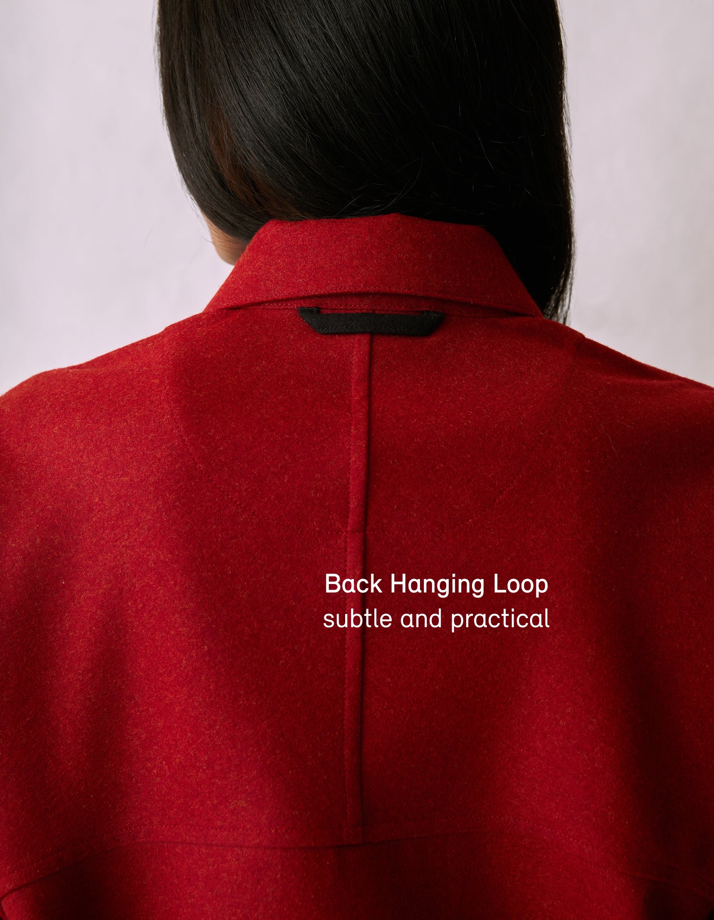 The Merino Chore Coat (Period Red Merino Wool)