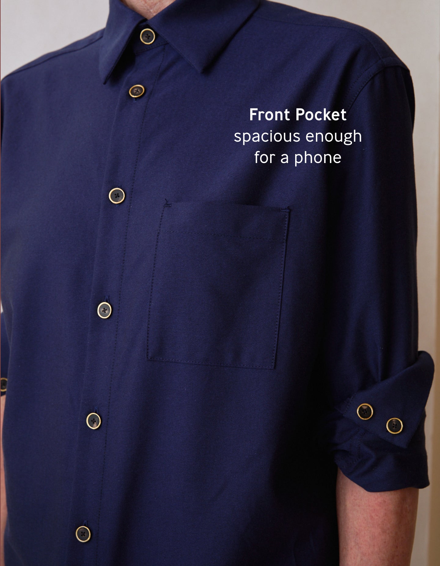 The New Oxford (Ballpoint Blue Cotton)