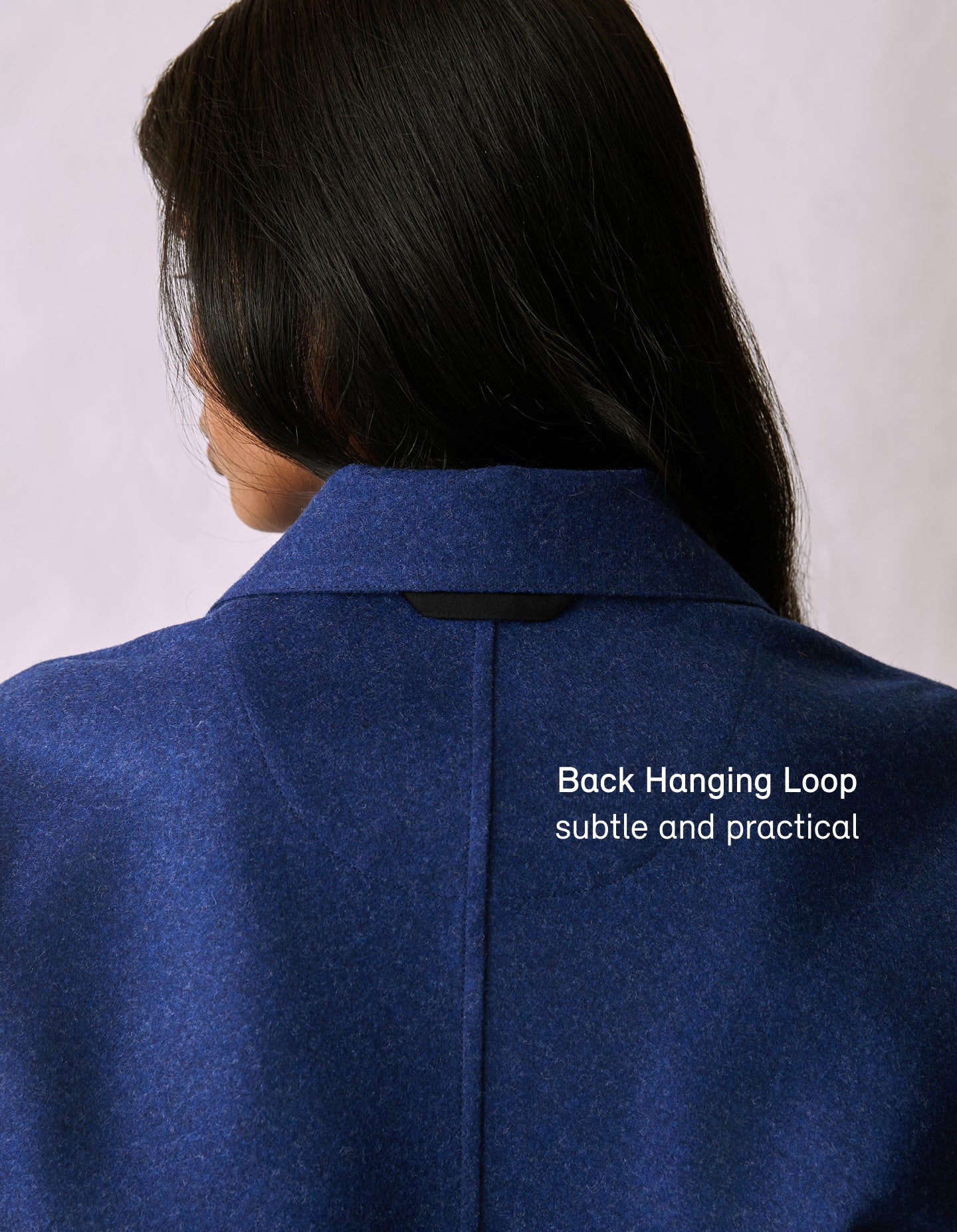 The Merino Chore Coat (Moonlight Blue Merino Wool)