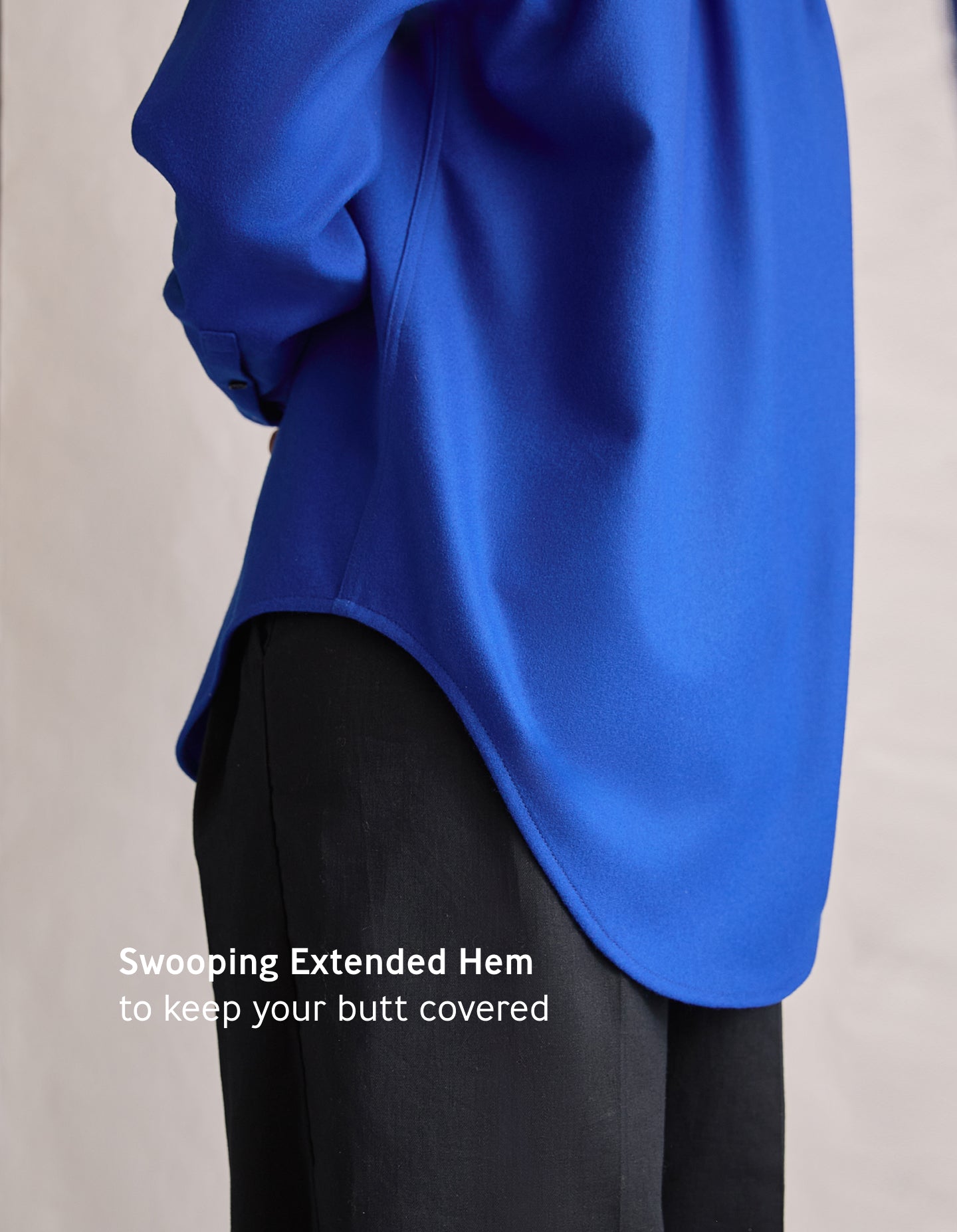 The New Oxford (Electrical Blue Merino Wool)