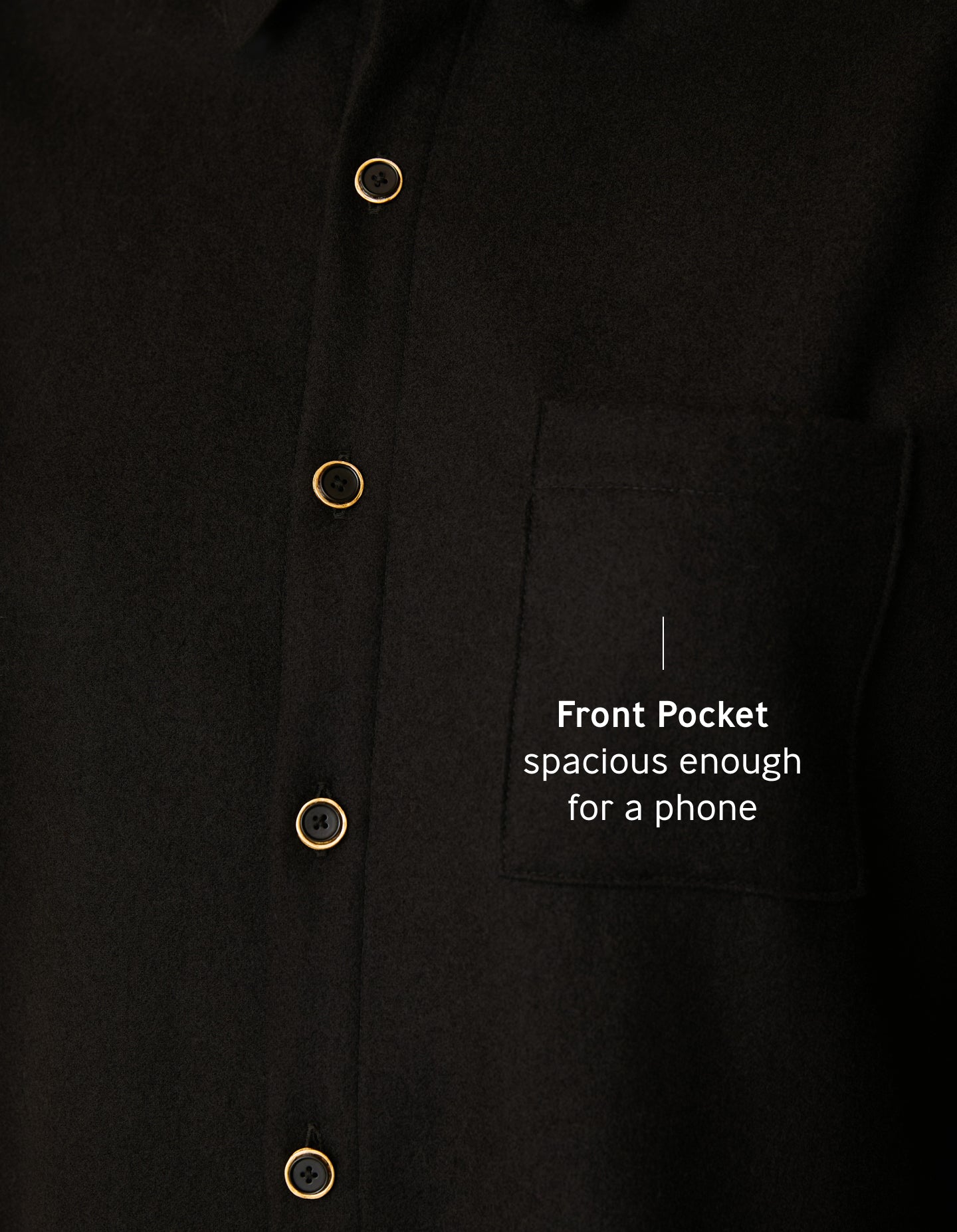 The New Oxford (Enamel & Gold Merino Wool)