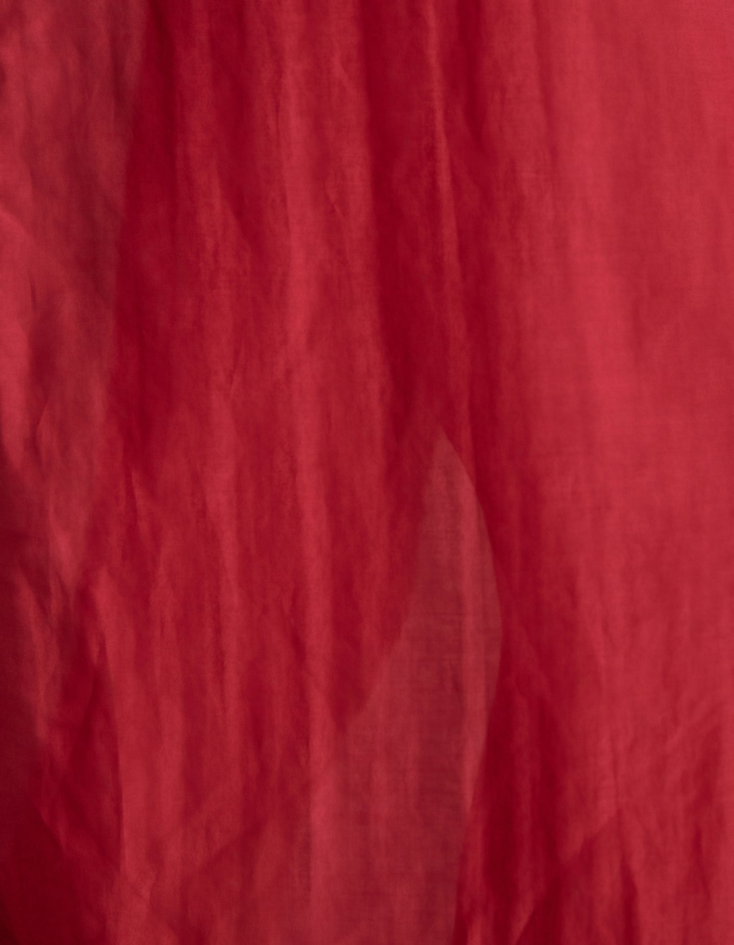 Sheer Period Red Silk Cotton (Sample Fabric)