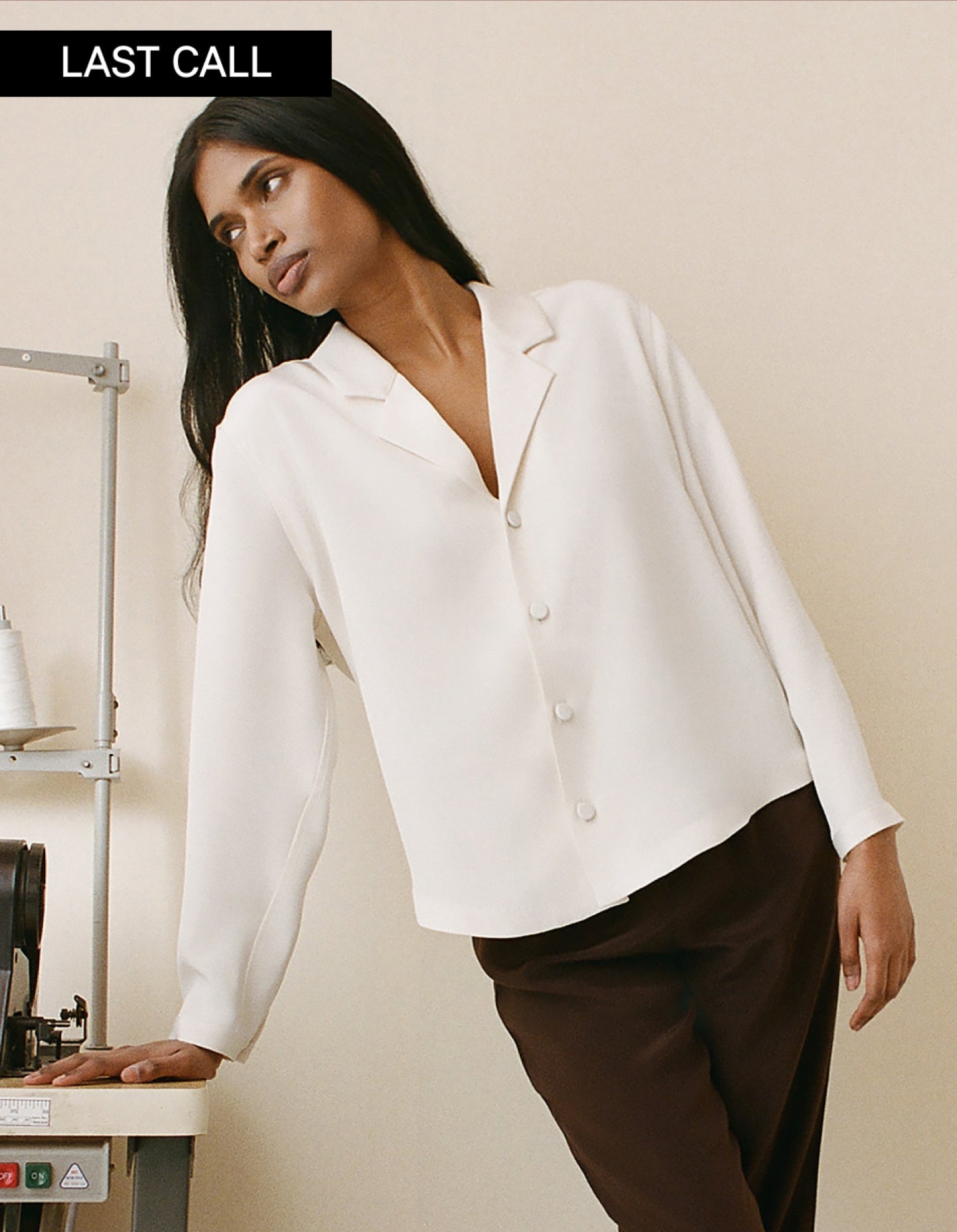 The Silk Shirt (Alabaster Silk)