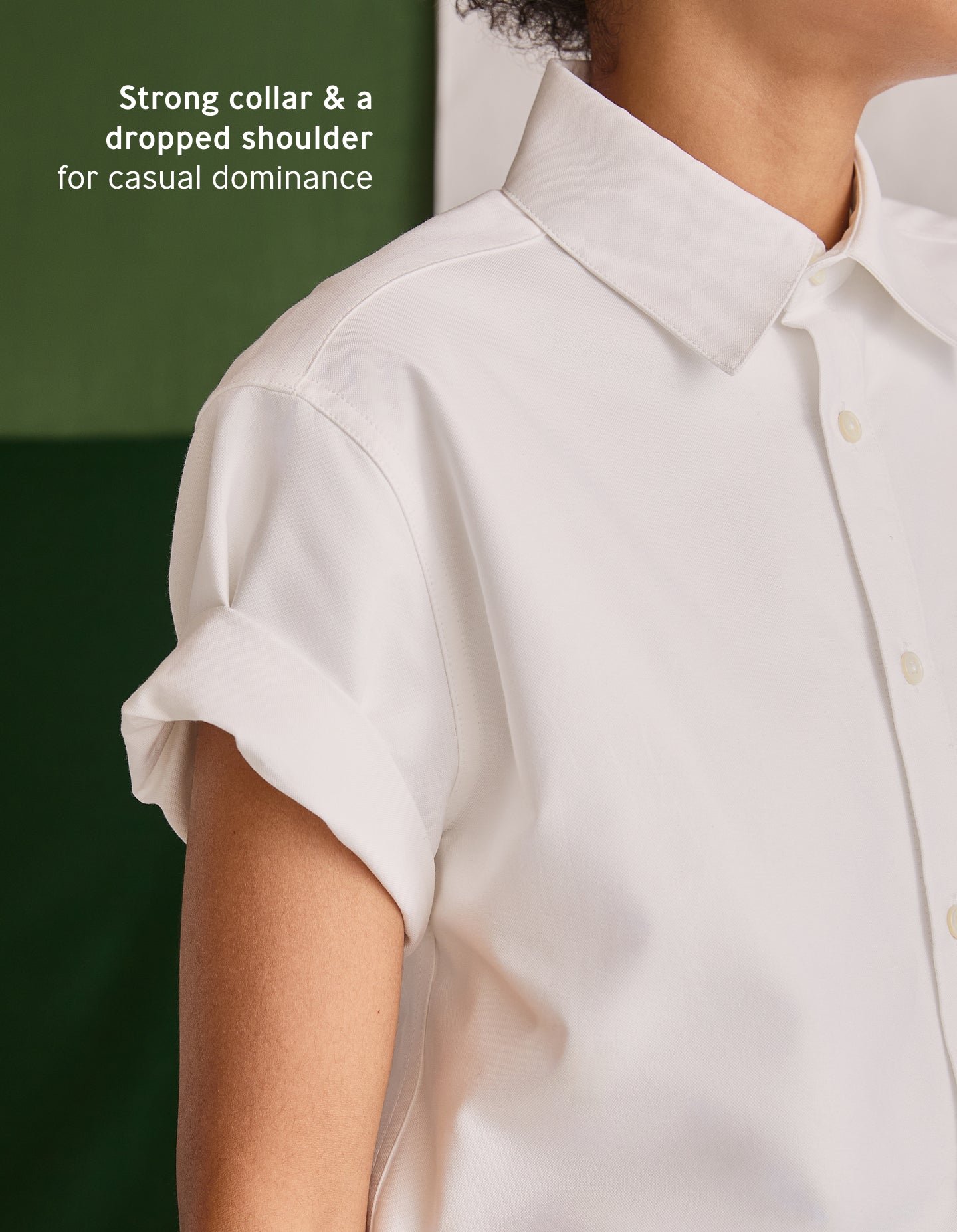 The Short Sleeve Oxford (Crisp White Organic Cotton)