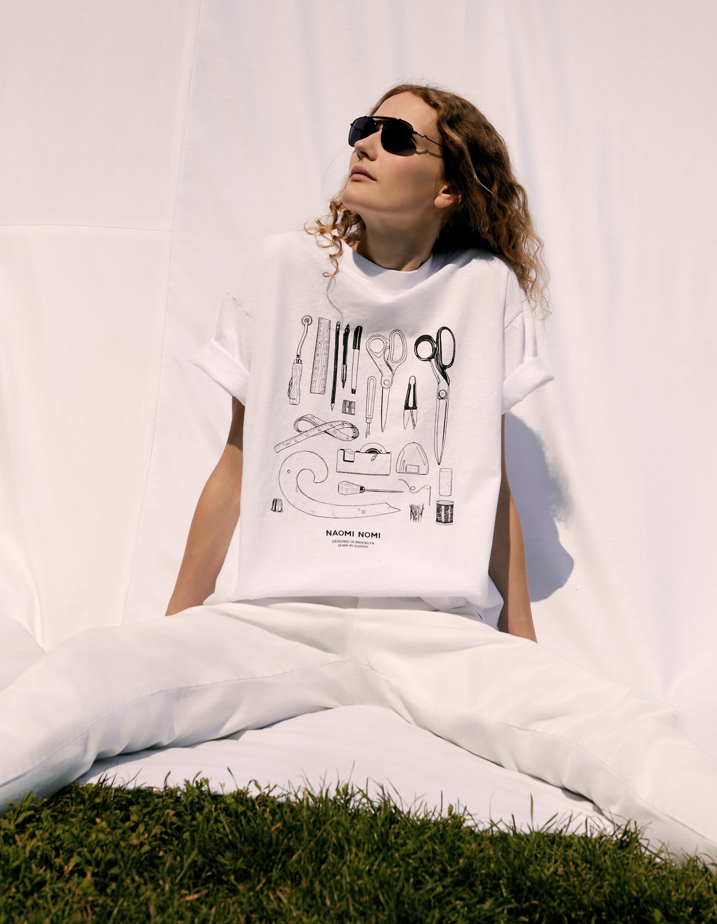 Vintage Chalk White Denim