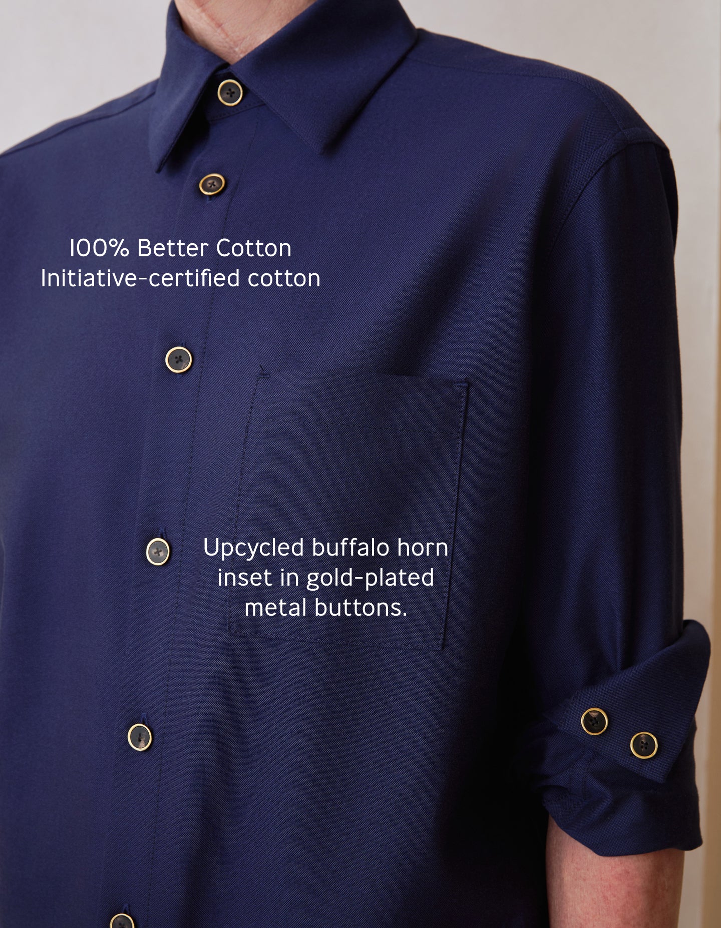 The New Oxford (Ballpoint Blue Cotton)