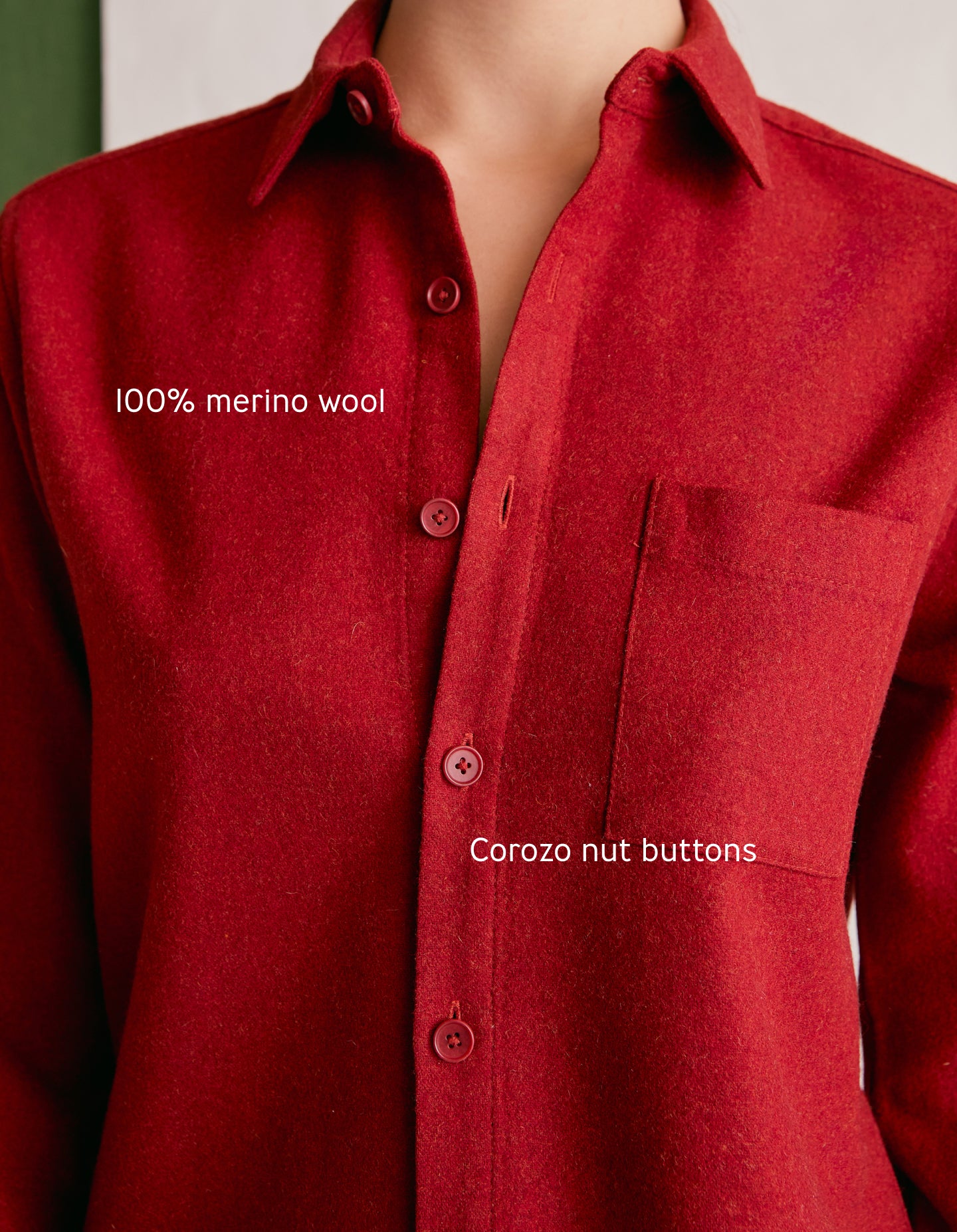 The New Oxford (Period Red Merino Wool)