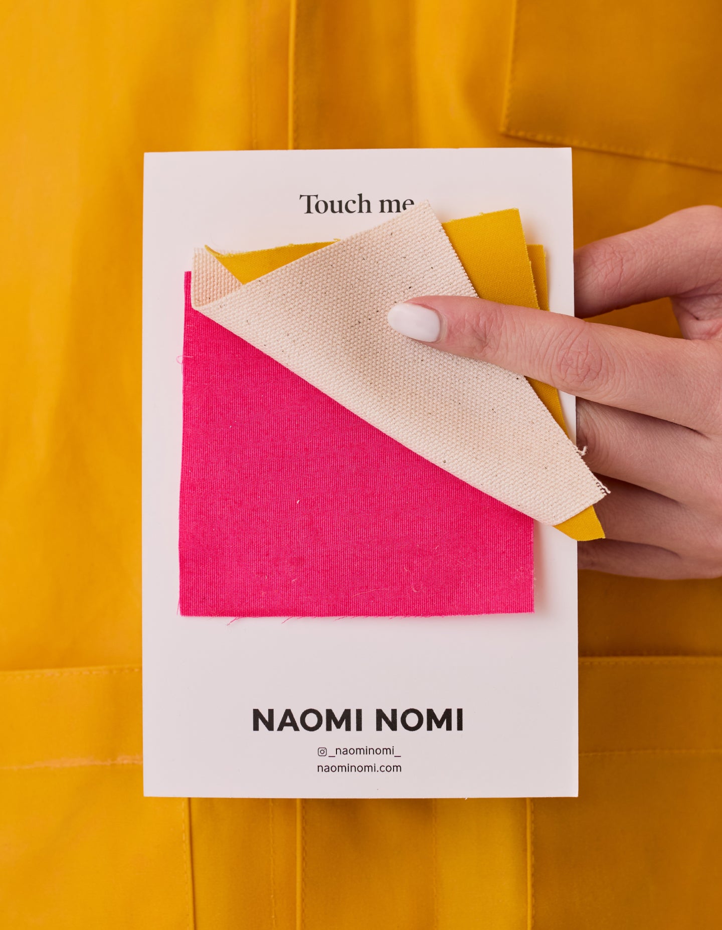 Fabric Swatch Card