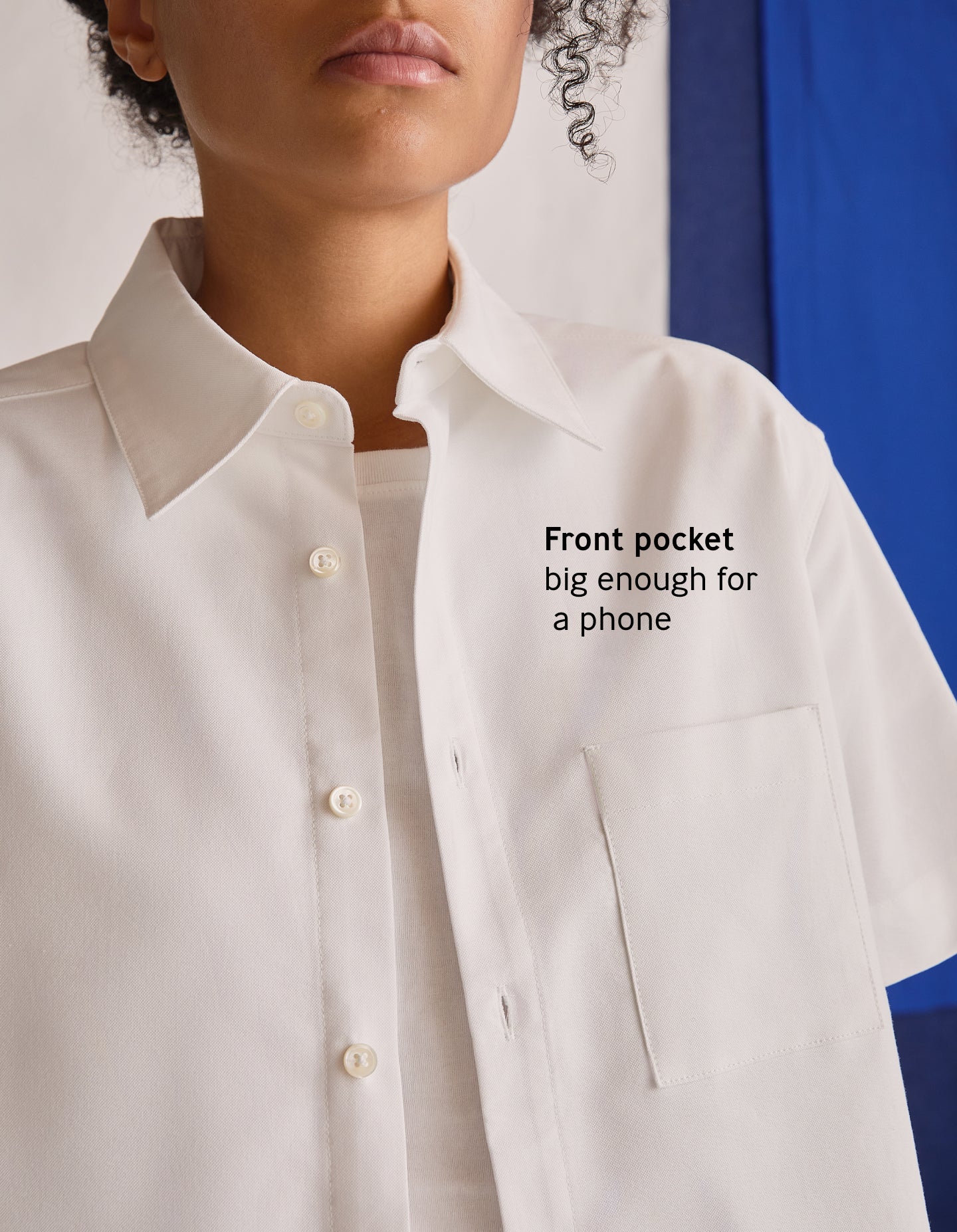 The Short Sleeve Oxford (Crisp White Organic Cotton)