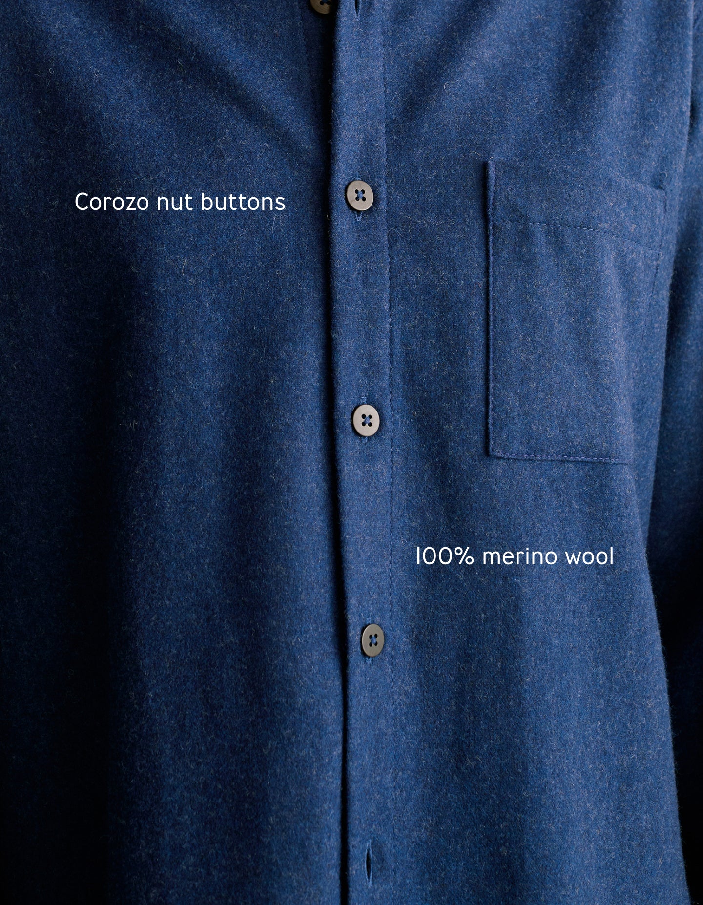 The New Oxford (Moonlight Blue Merino Wool)