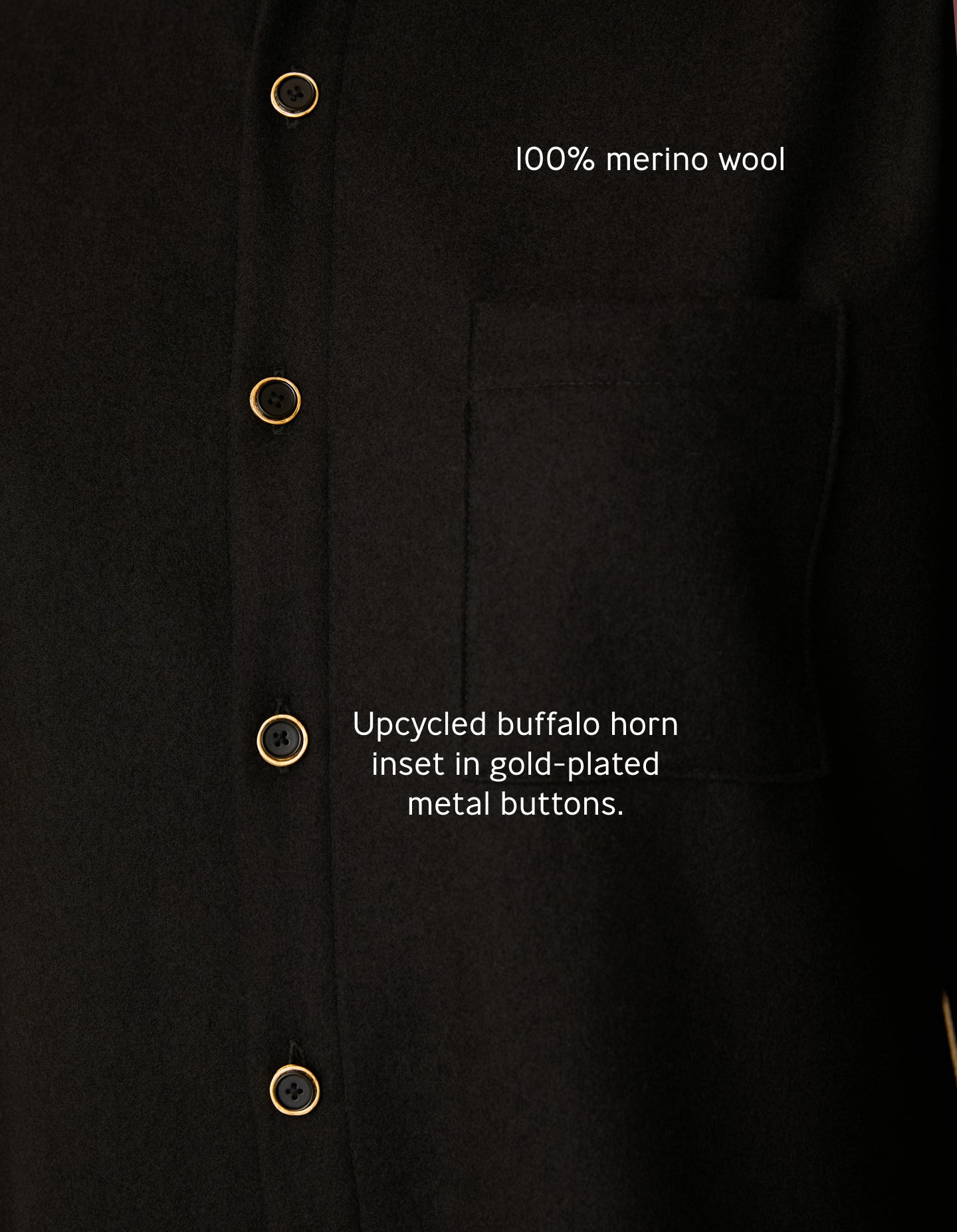 The New Oxford (Enamel & Gold Merino Wool)