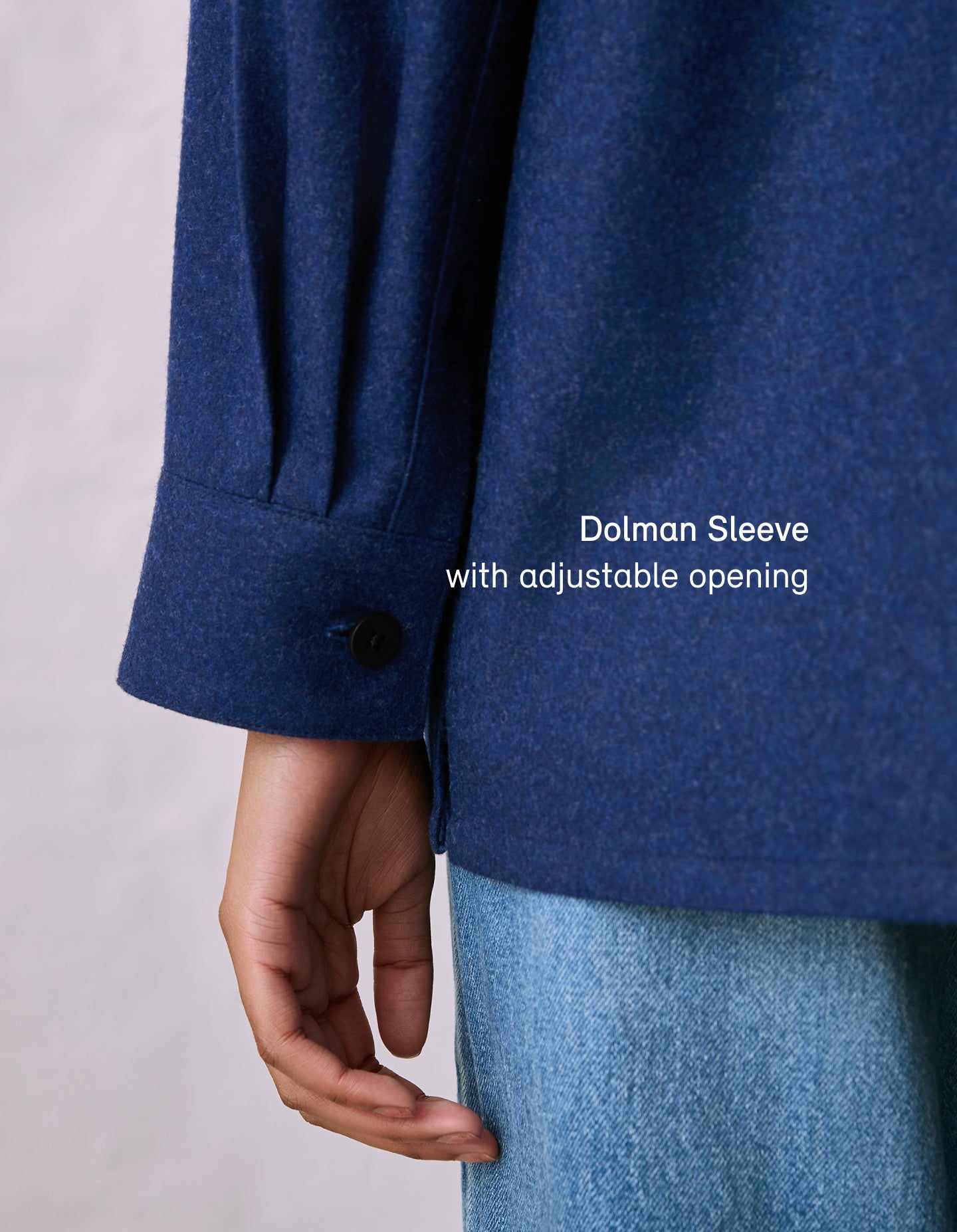 The Merino Chore Coat (Moonlight Blue Merino Wool)