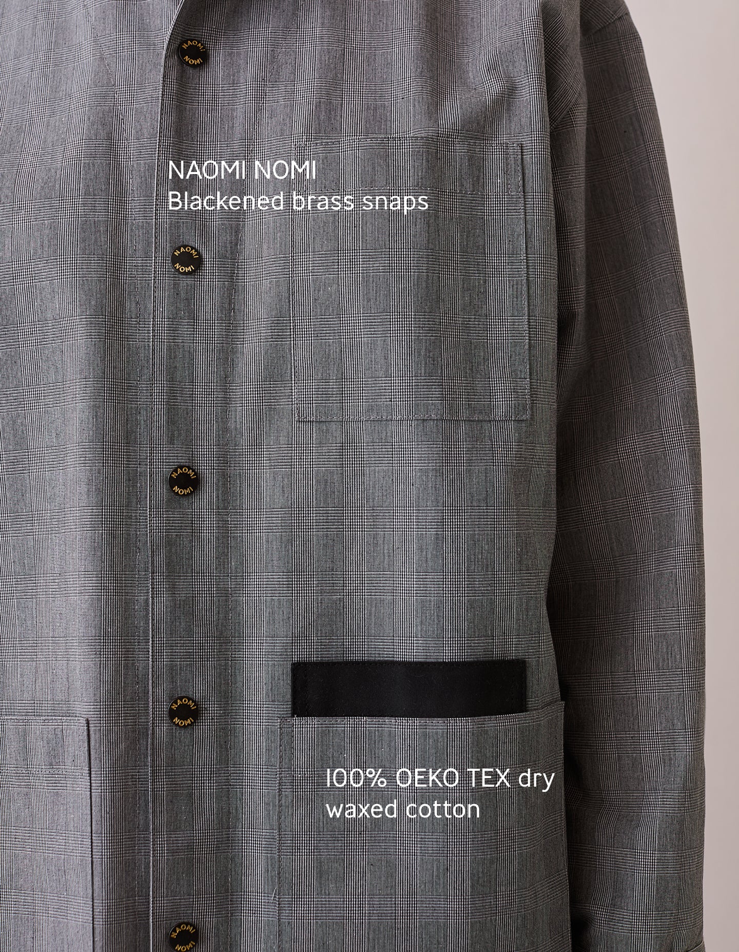 The Waxed Chore Coat (Midtown Tartan Waxed Cotton)
