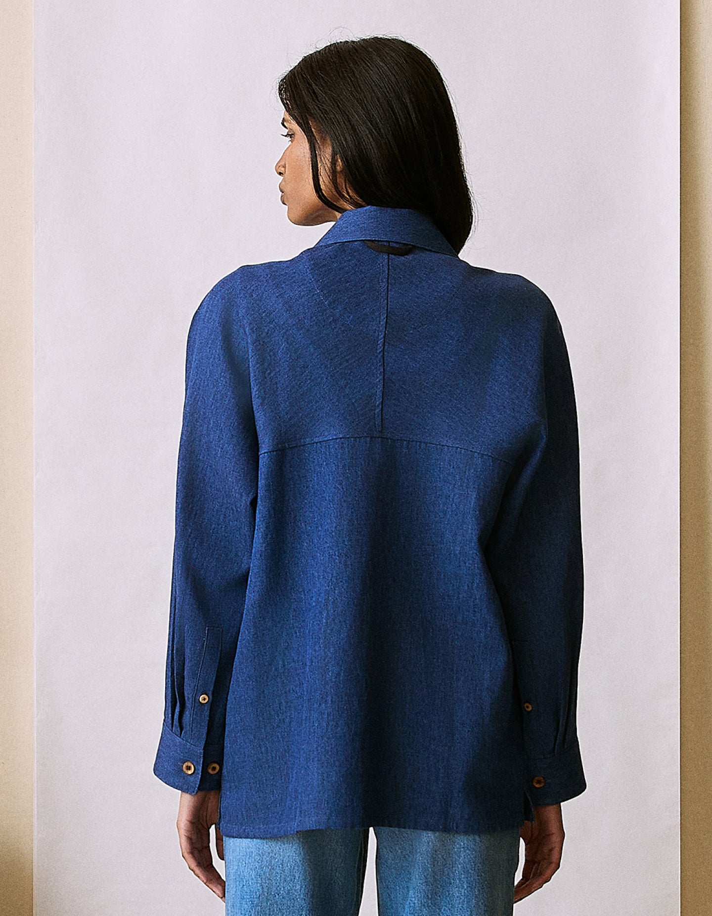 The Hemp Denim Chore Coat (Indigo Hemp Denim)