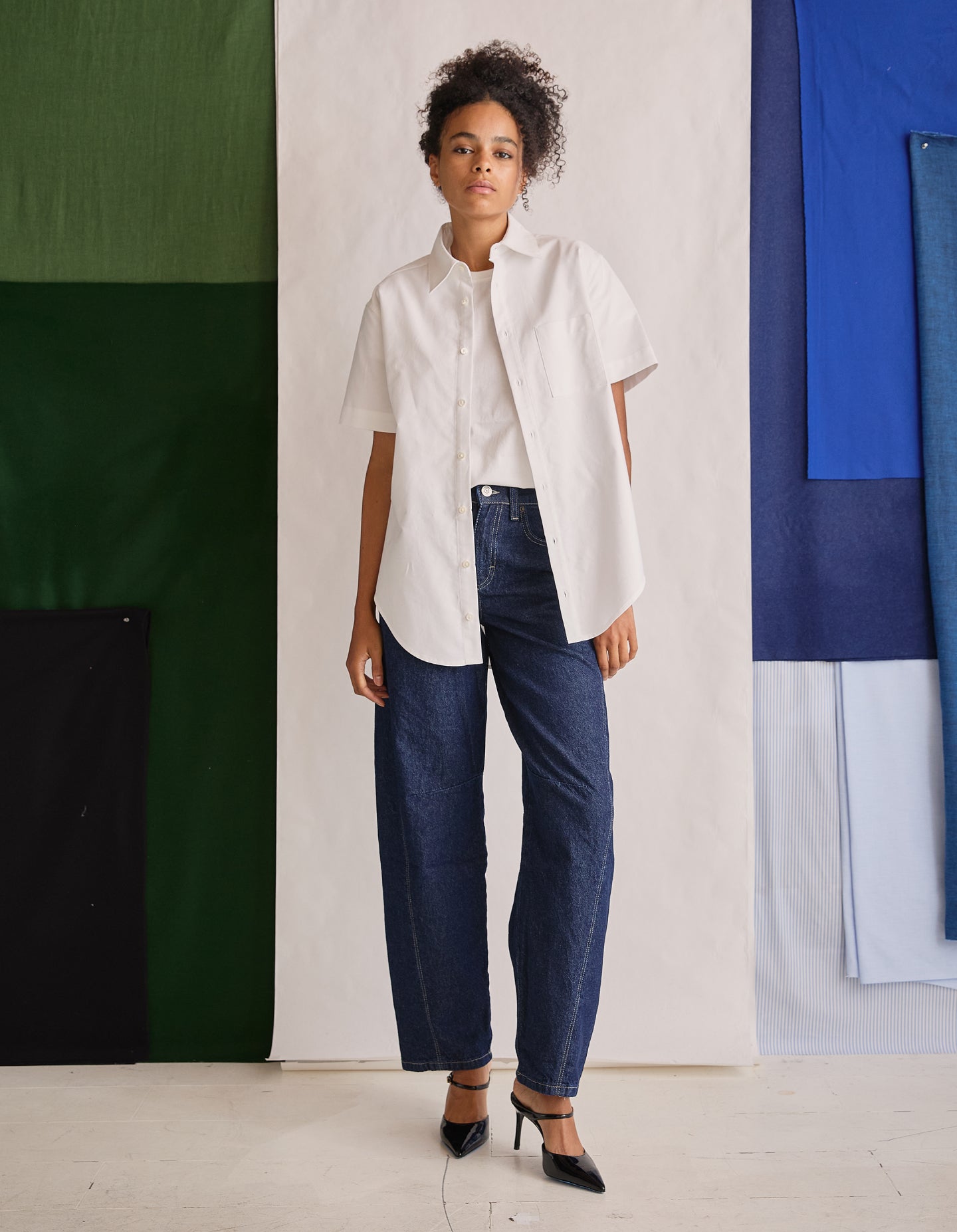 The Short Sleeve Oxford (Crisp White Organic Cotton)