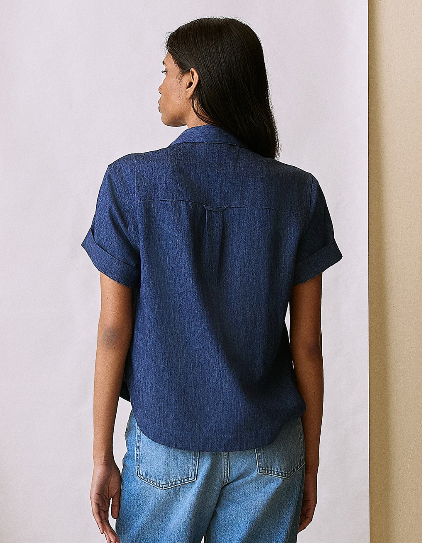 The Studio Shirt (Indigo Hemp Denim)
