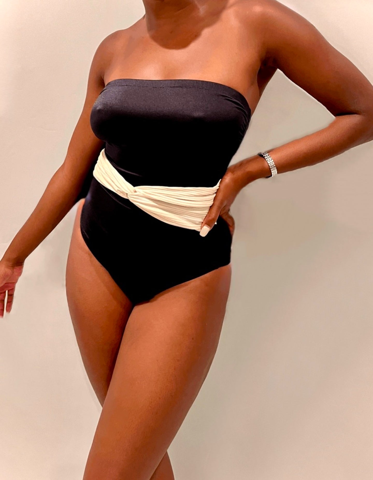 Vintage Strapless Swimsuit